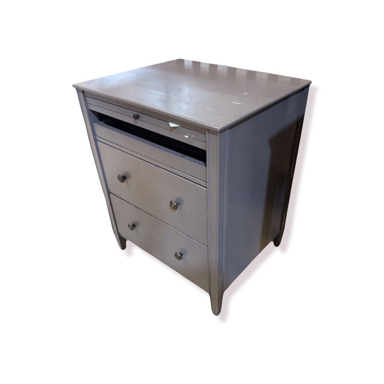 Sidney 2-Drawer W Charging Station Side Table - image-0