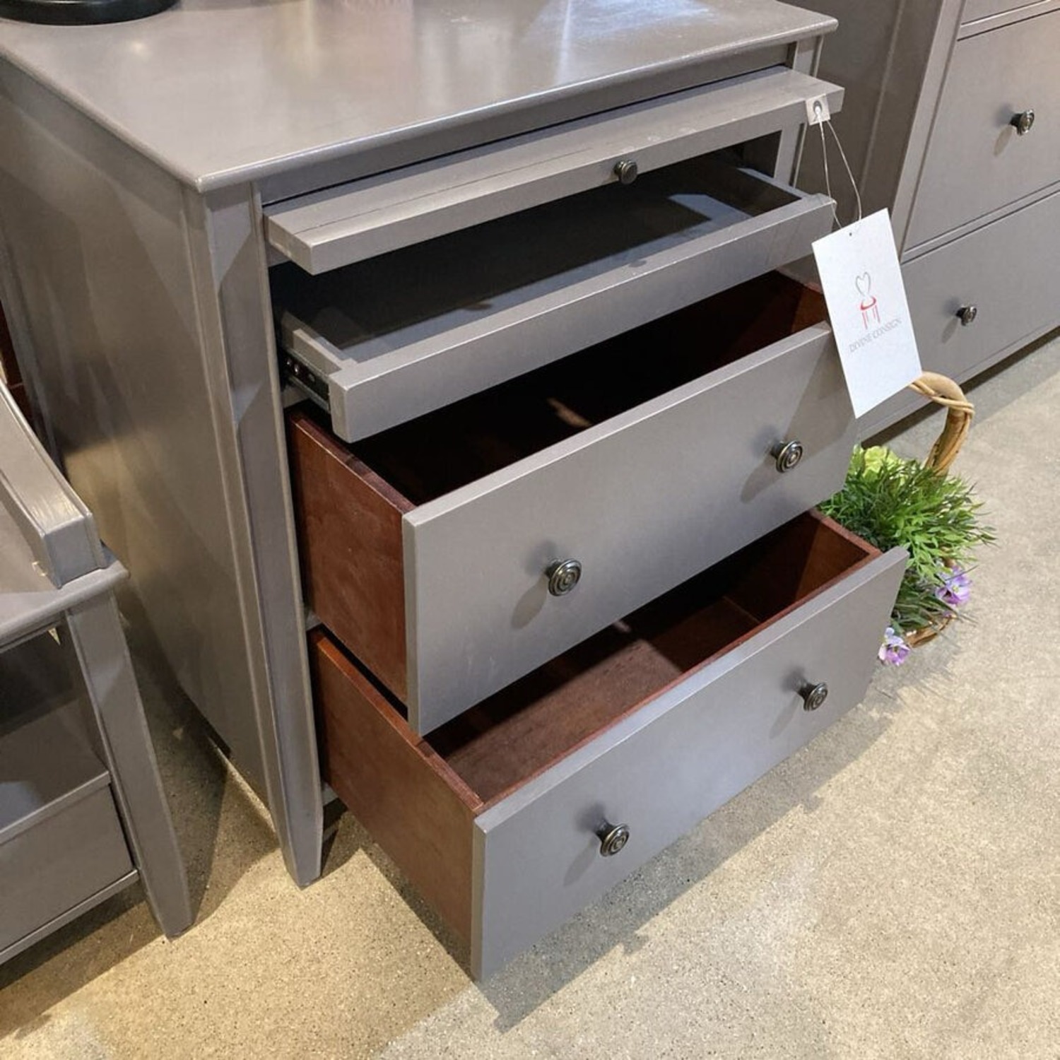 Sidney 2-Drawer W Charging Station Side Table - image-11
