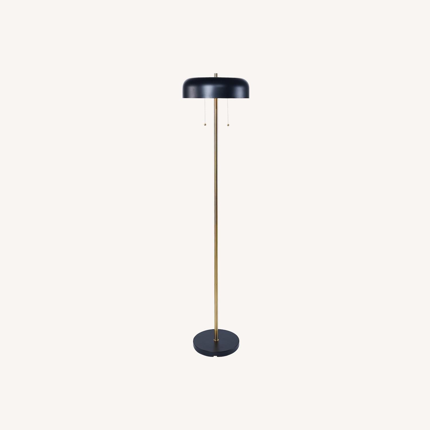 Spark Floor Lamp Black Outer + White Inner - image-0