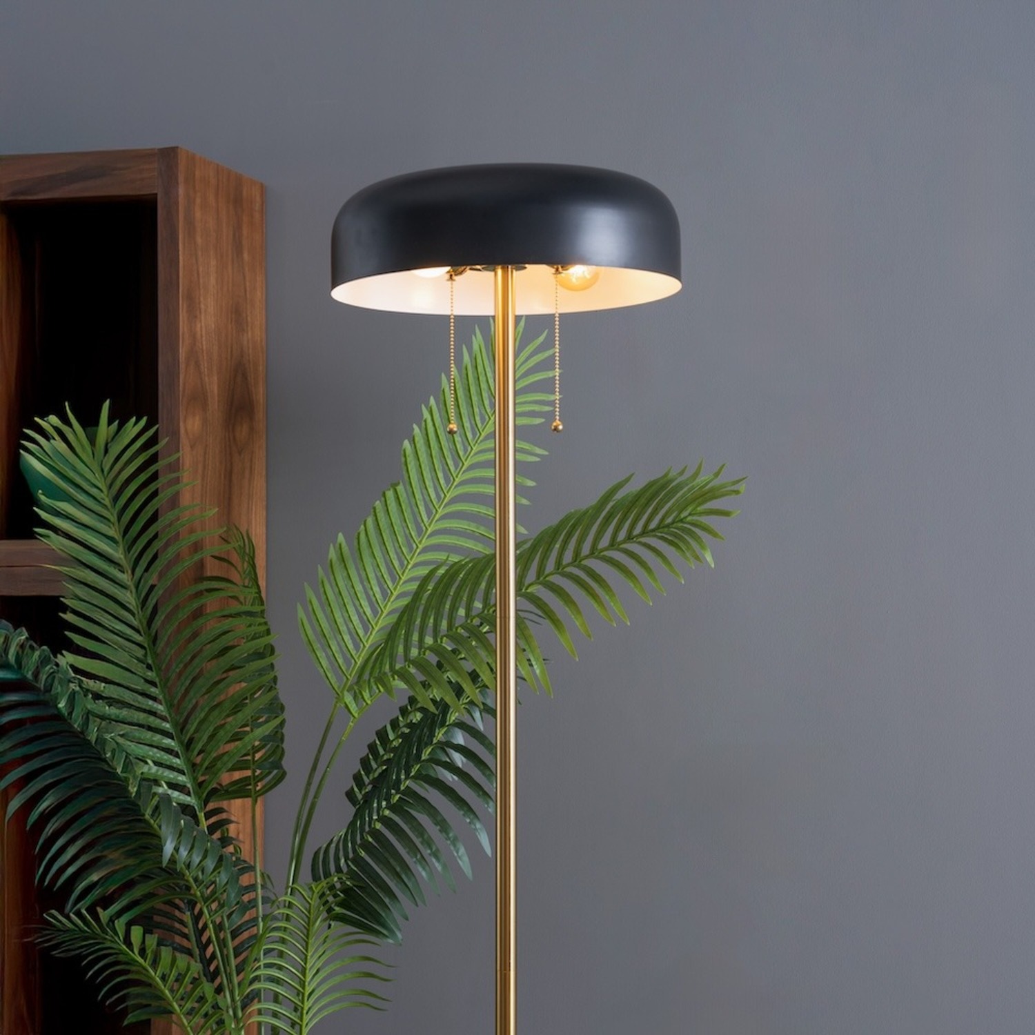 Spark Floor Lamp Black Outer + White Inner - image-4