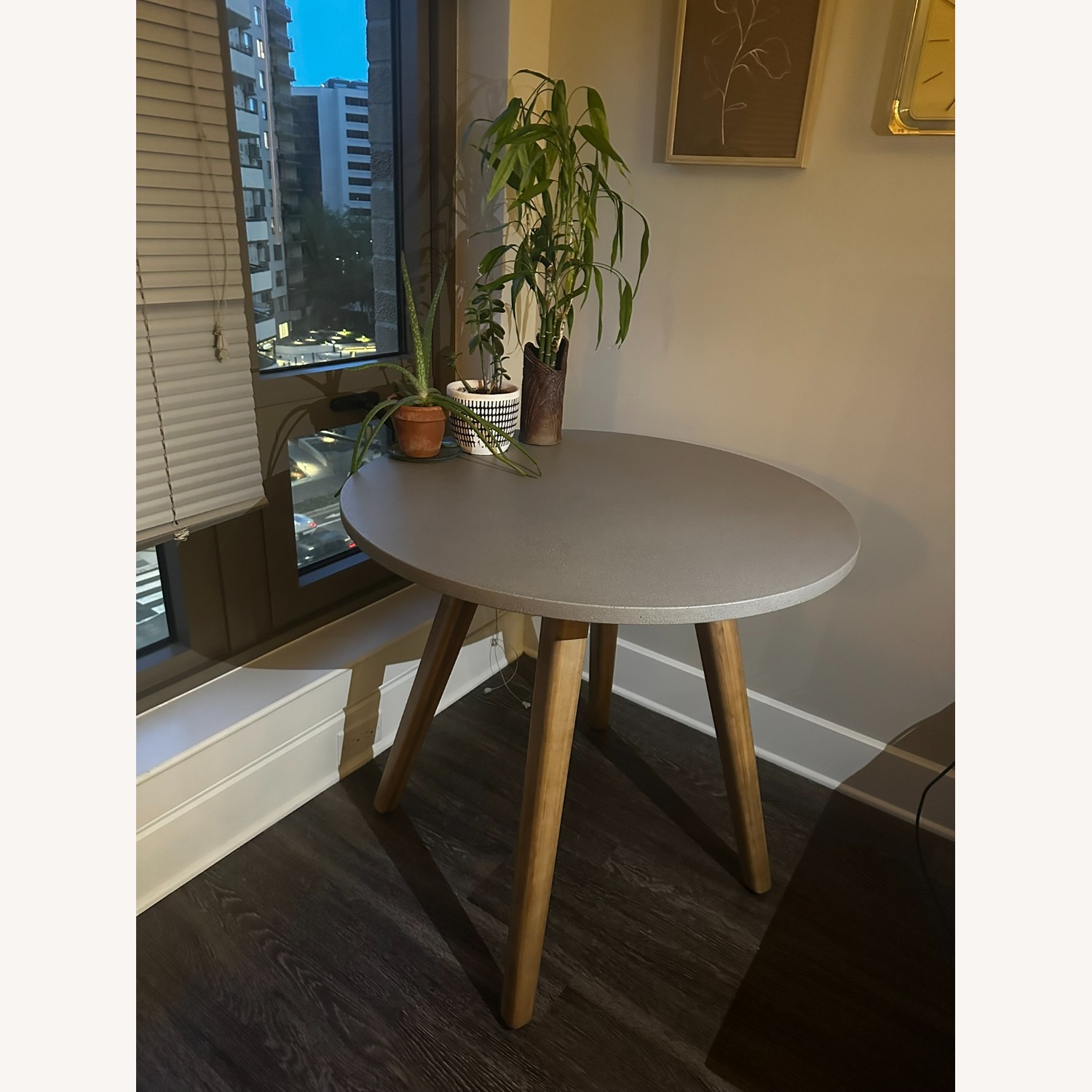 Atra Outdoor or Indoor Cafe Table - Concrete - image-1