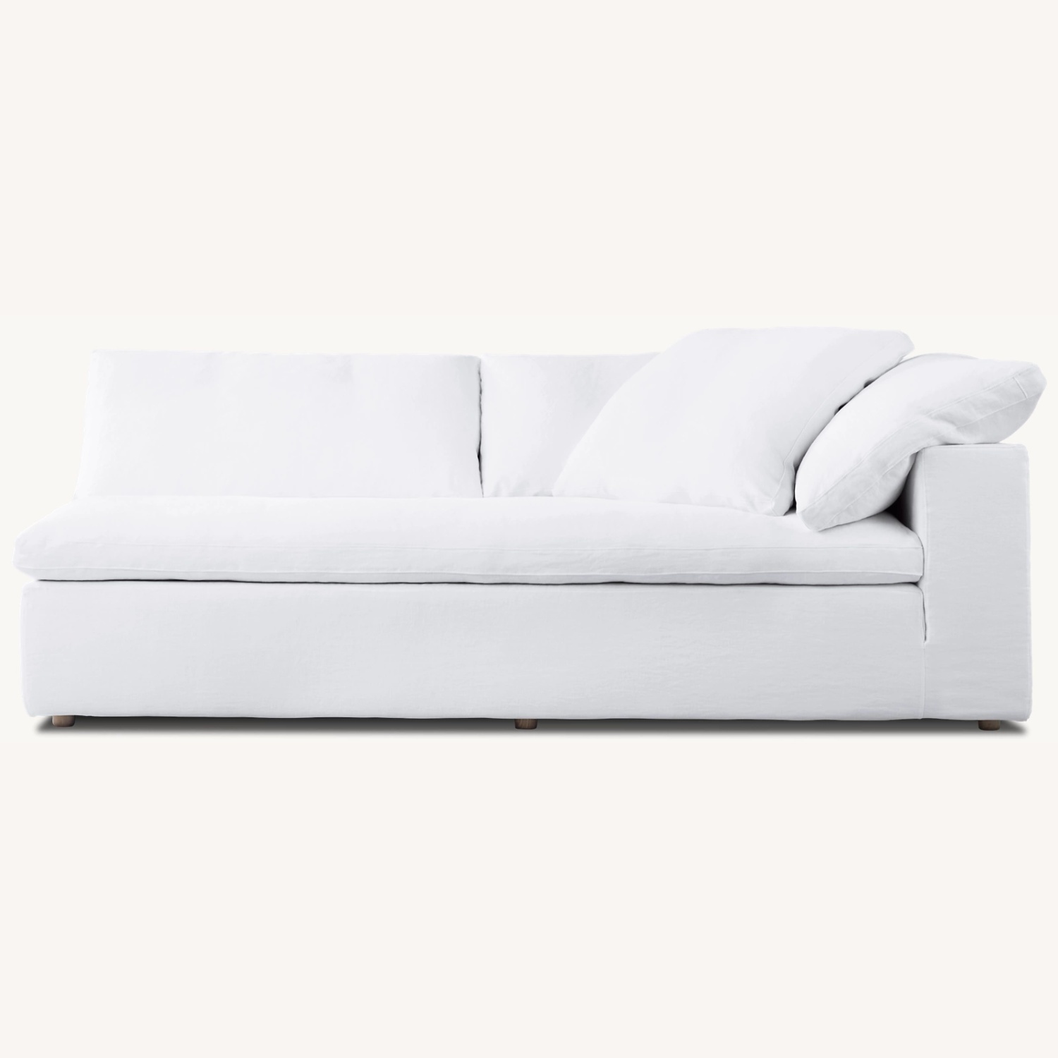 Restoration Hardware 9ft Cloud Chaise Lounge - image-0