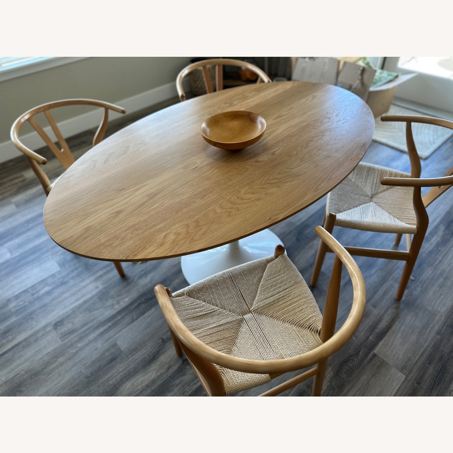 Room & Board Aria Oval Tulip Table - image-3