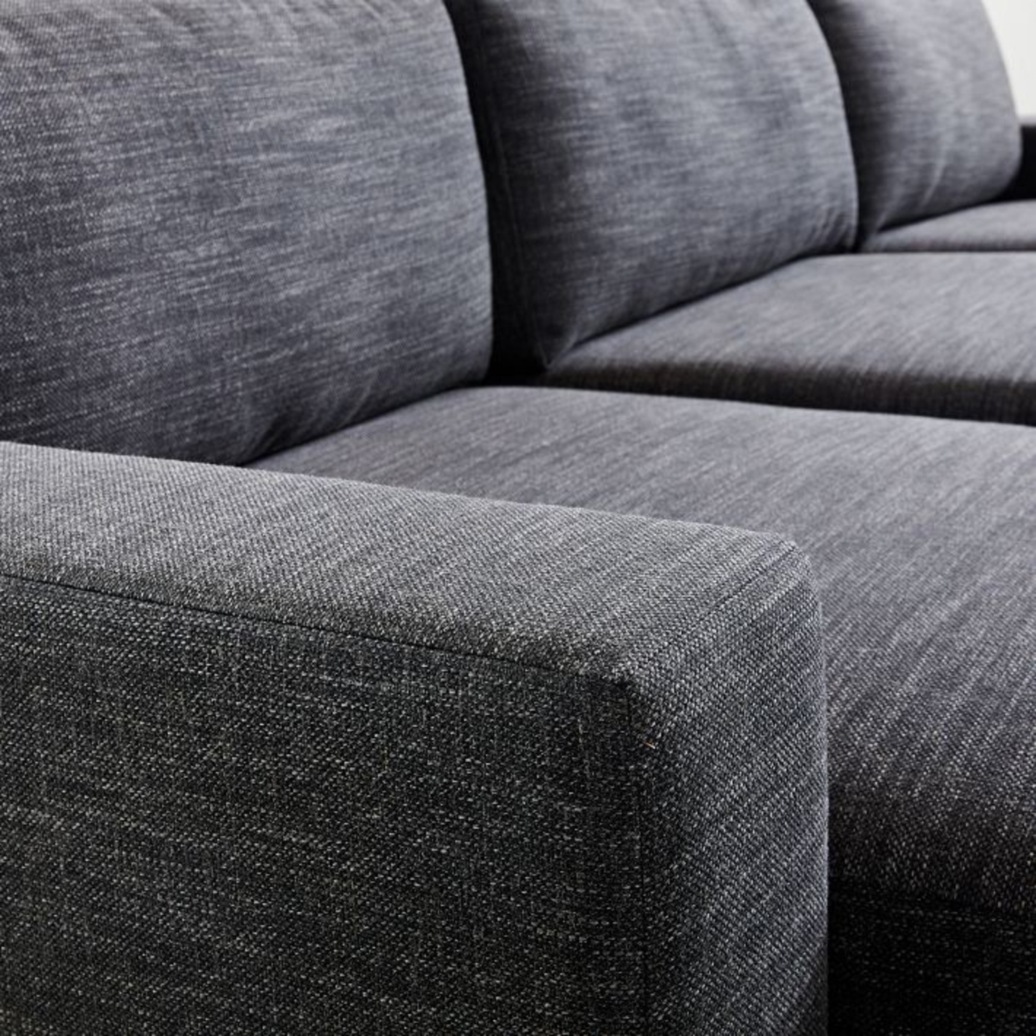 West Elm Urban Sectional Sleeper W Storage Chaise - image-3