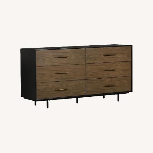 Used West Elm Oak Wood-Wrapped 6-Drawer Dresser  for sale on AptDeco