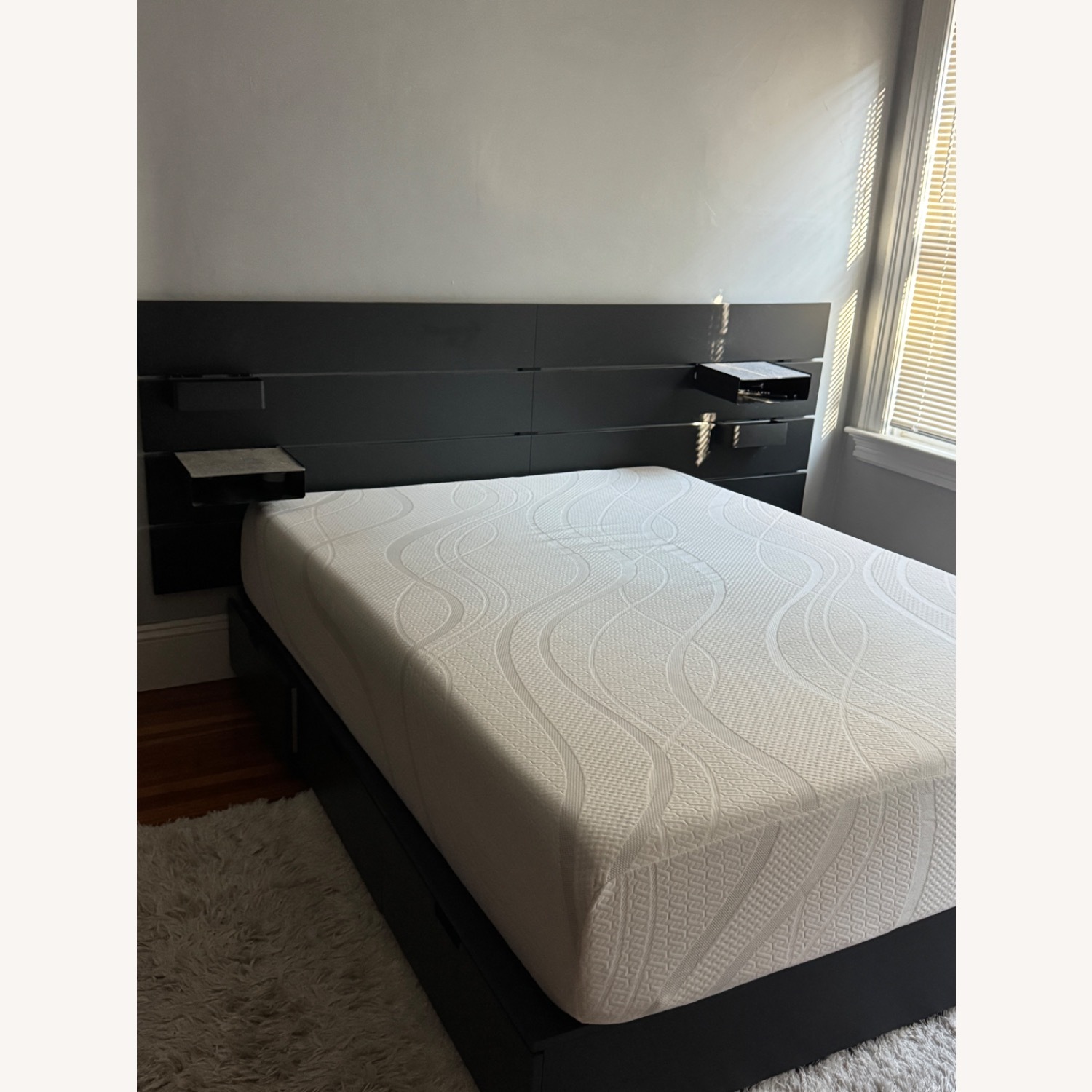 IKEA Queen Nordli Bed and Headboard - image-1