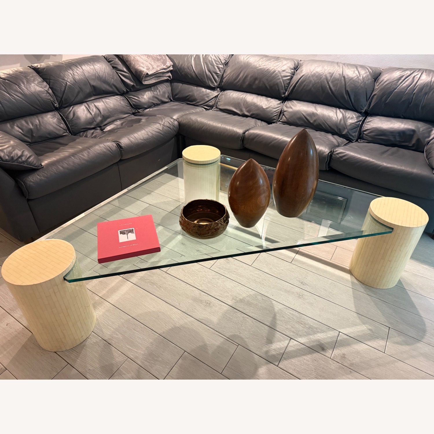 Millennium Leather Sectional Sofa - image-1