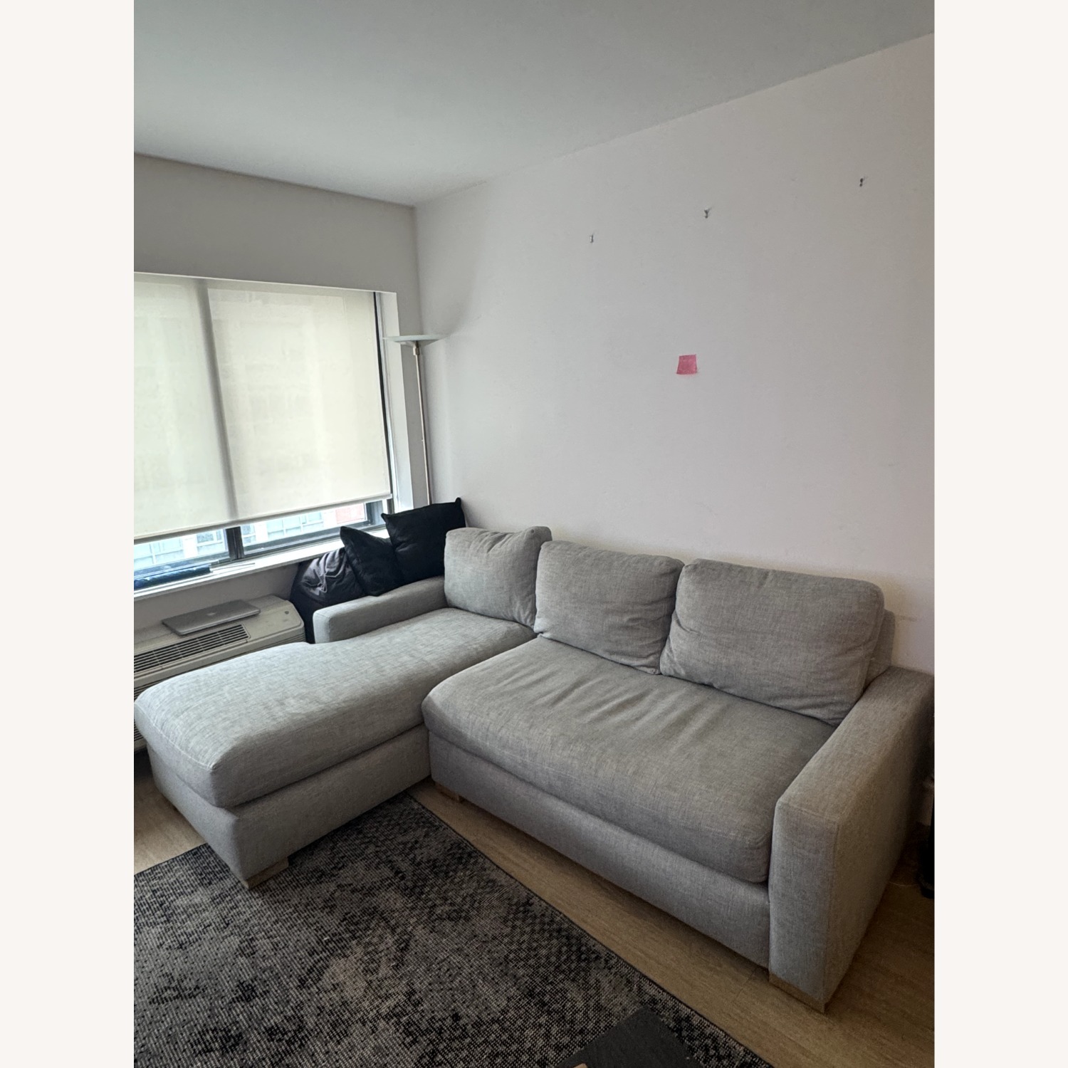 Restoration Hardware Maxwell Light Gray L-Shape Couch - image-3