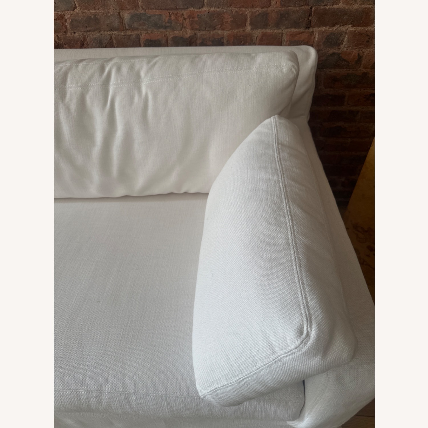 Restoration Hardware Belgian Slipcover Sofa - image-4