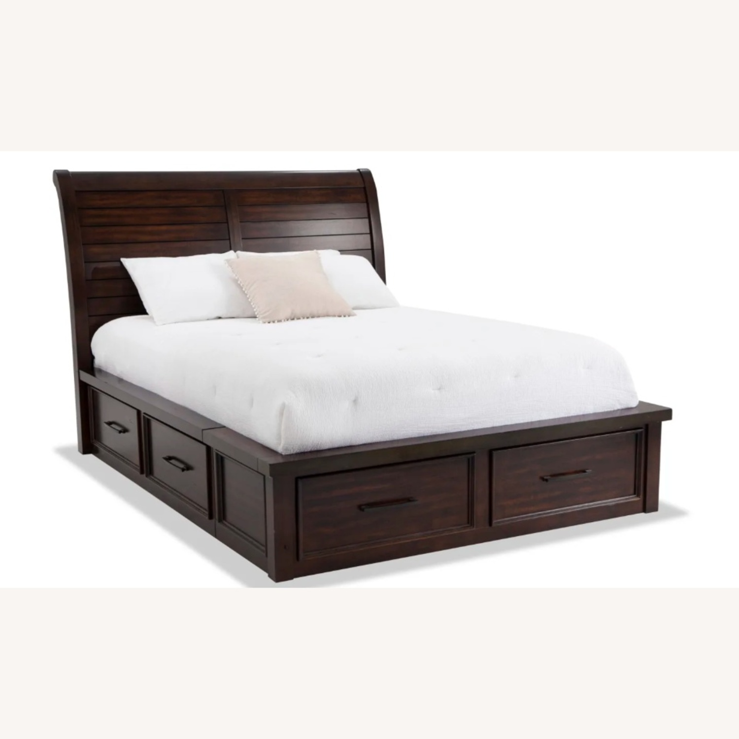Bob's Discount Furniture Queen Wooden Bed - image-0