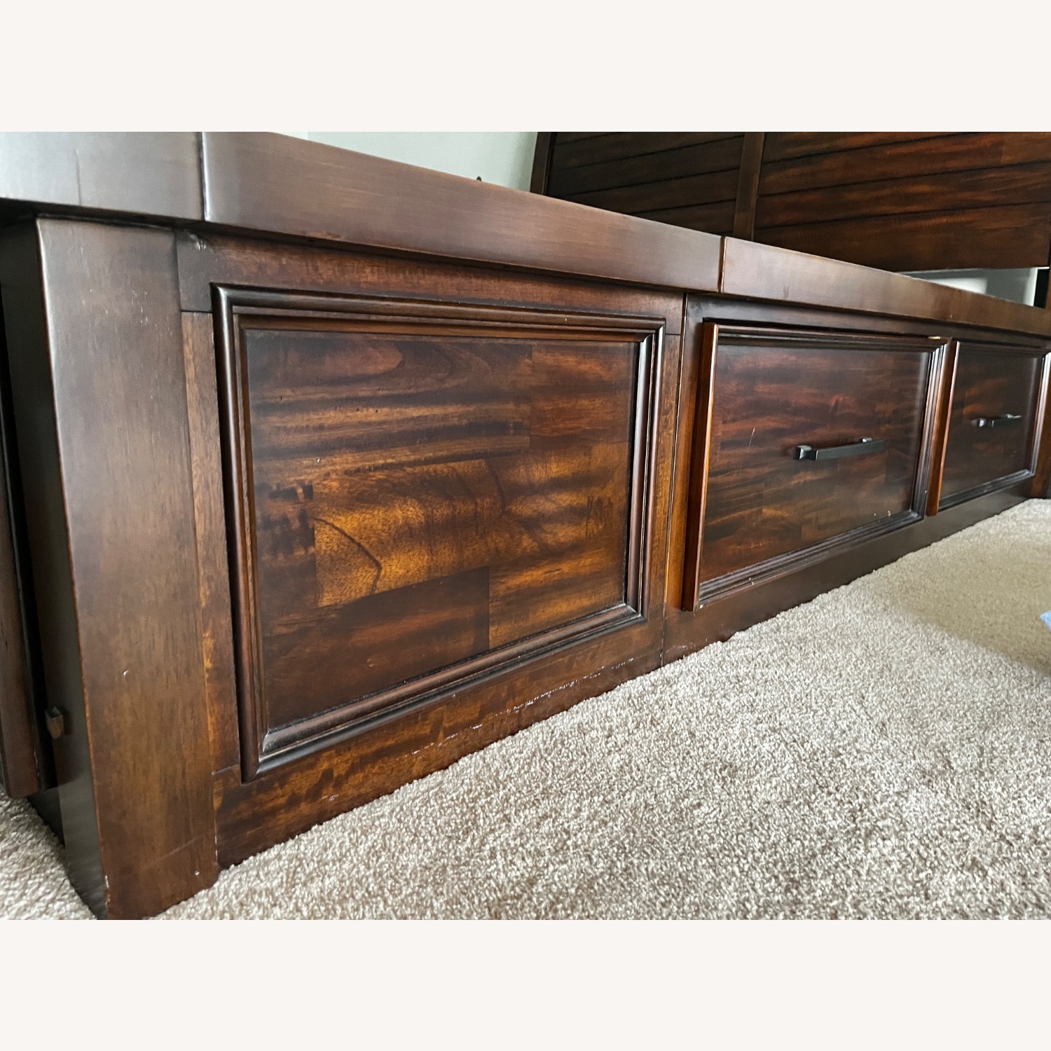 Bob's Discount Furniture Queen Wooden Bed - image-2