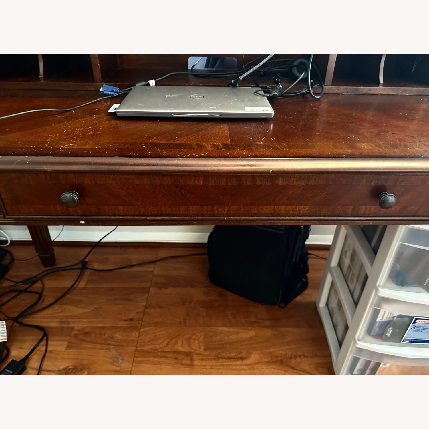 Ashley Furniture Classic Style Desk With Hutch - image-5