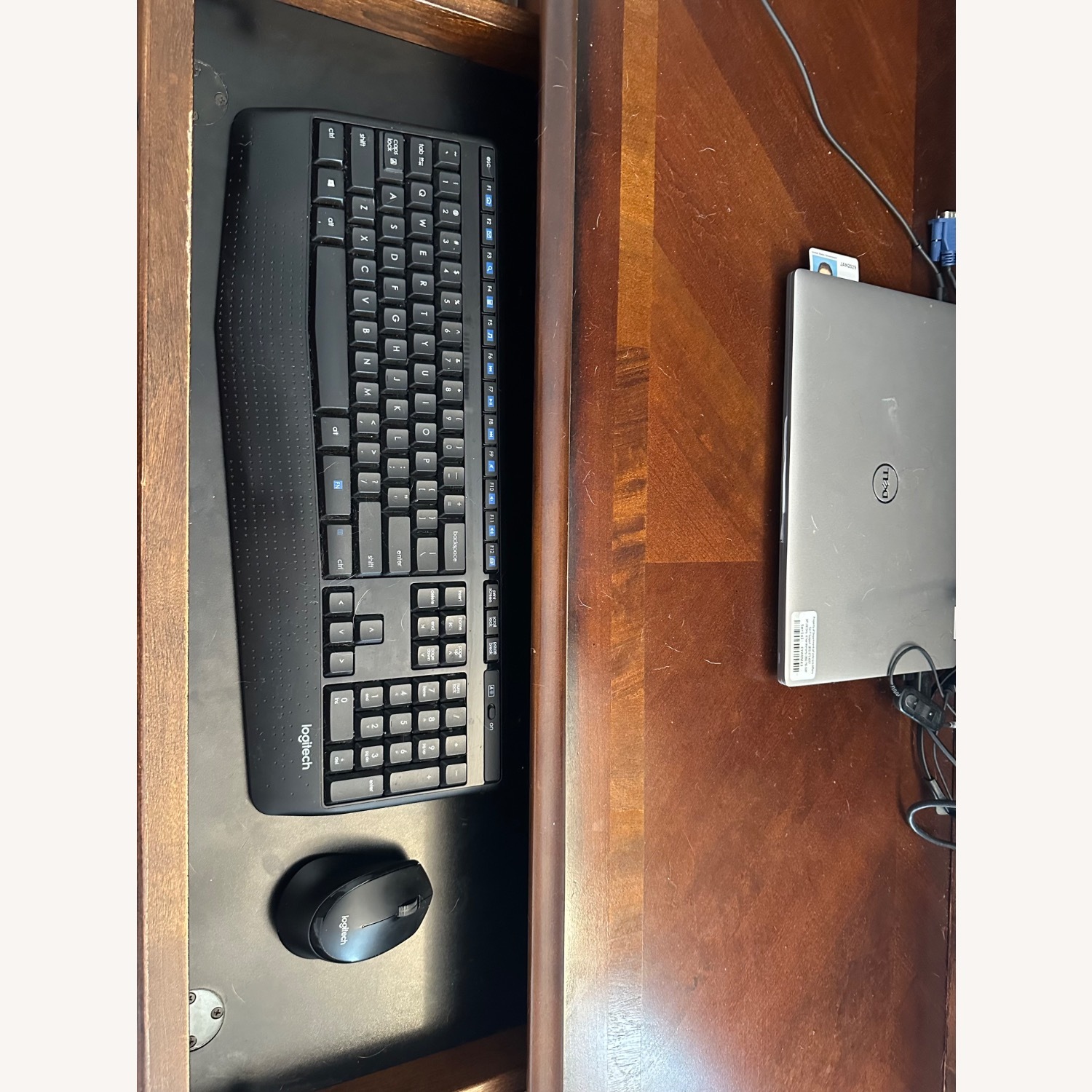 Ashley Furniture Classic Style Desk With Hutch - image-6