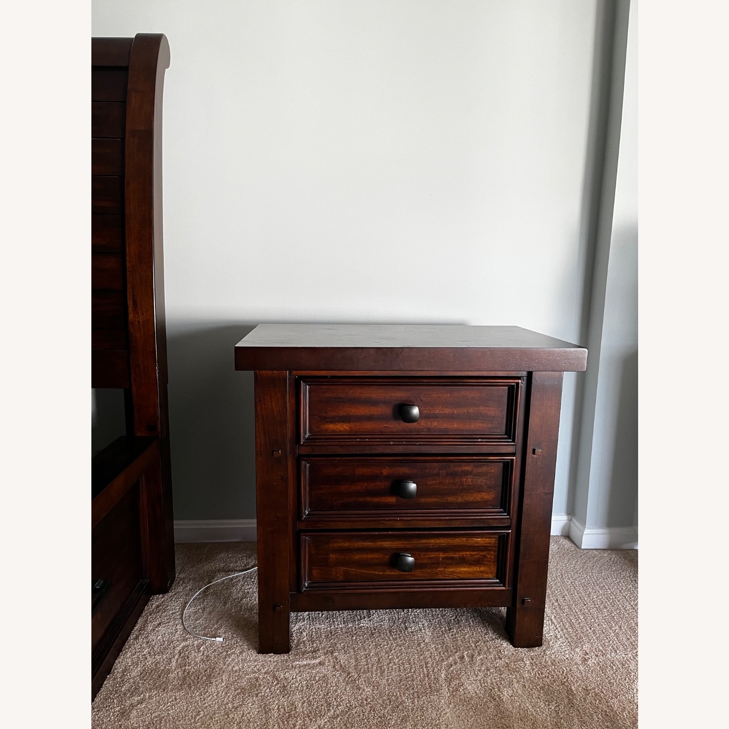 Bob's Discount Furniture 2 Wooden Nightstands - image-1