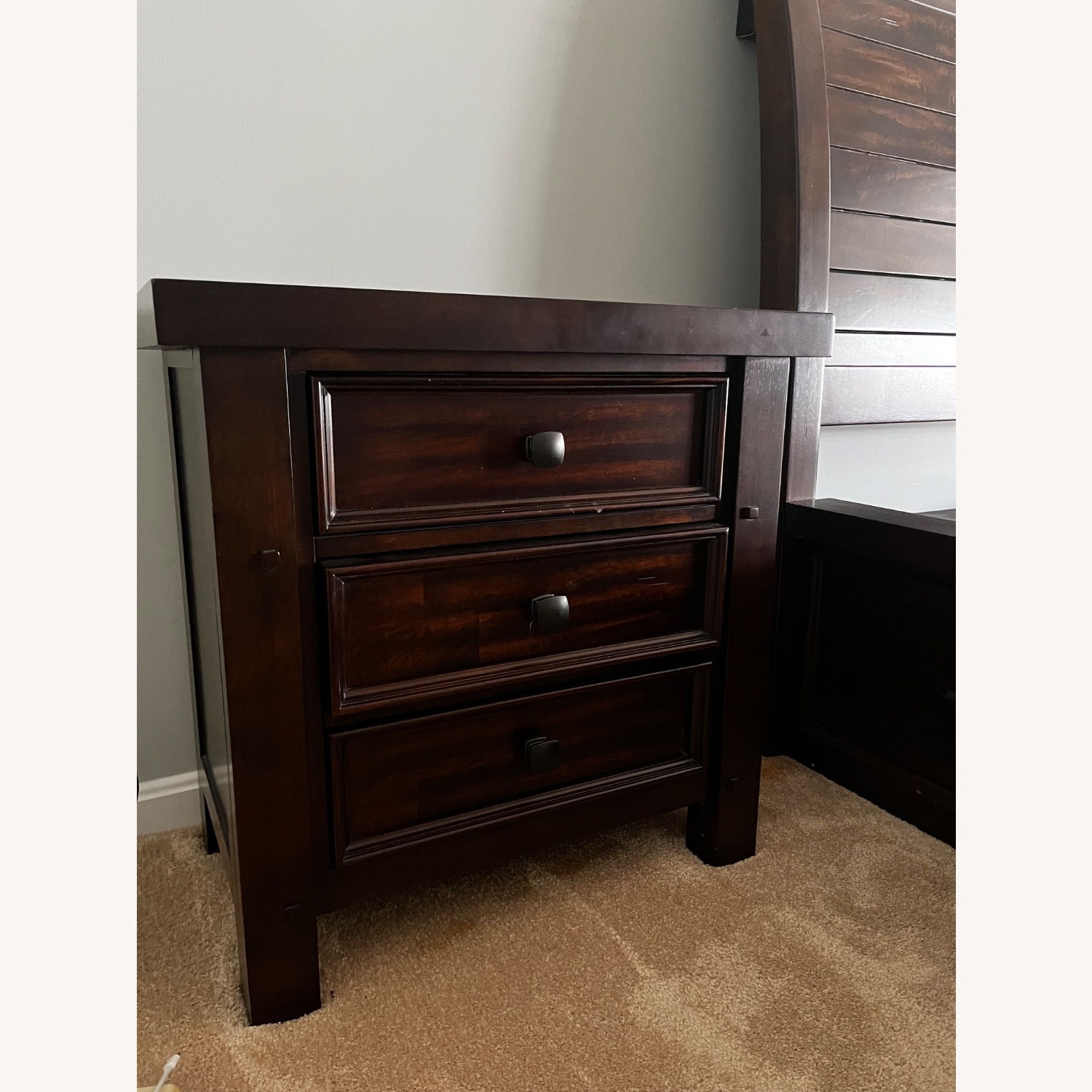 Bob's Discount Furniture 2 Wooden Nightstands - image-2