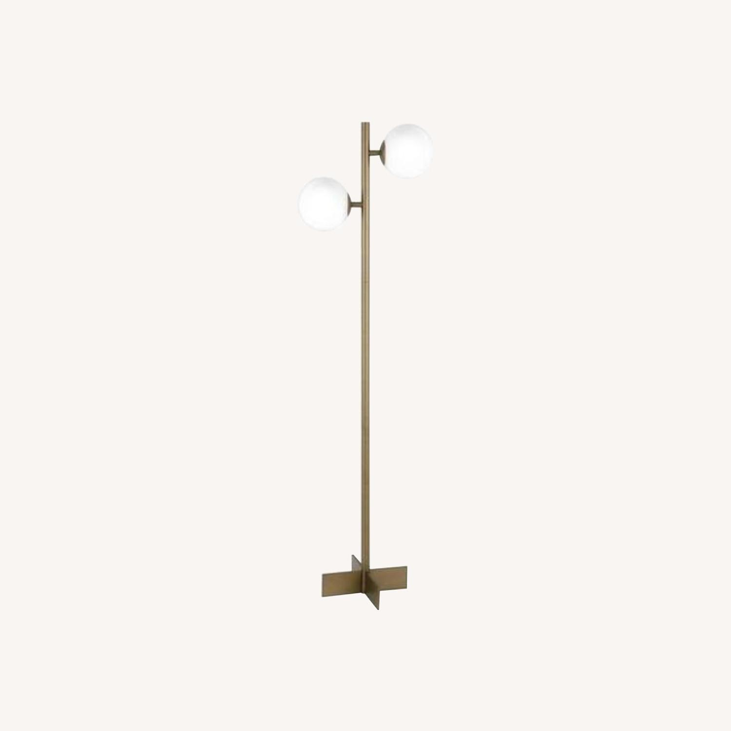 Wayfair Gold Floor Lamp - image-0