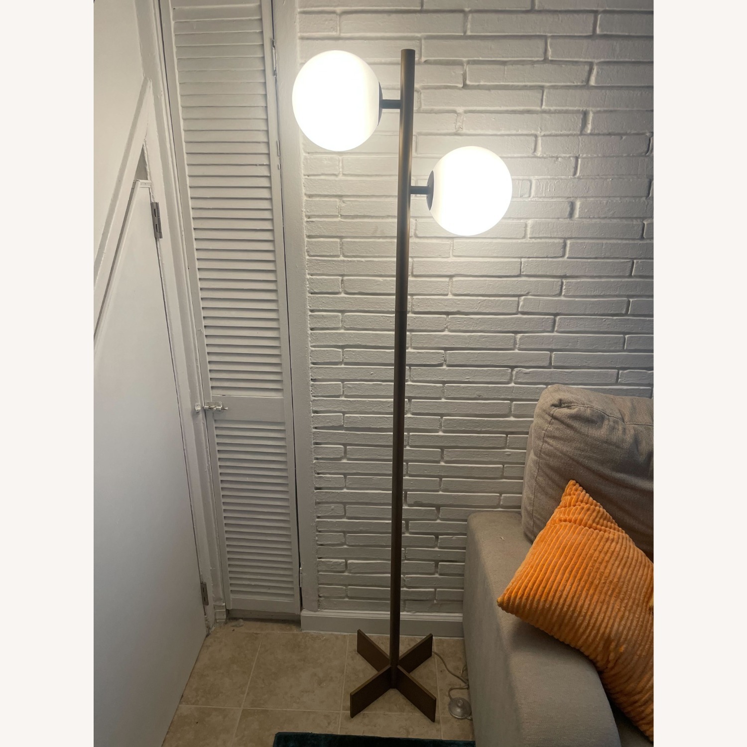 Wayfair Gold Floor Lamp - image-1