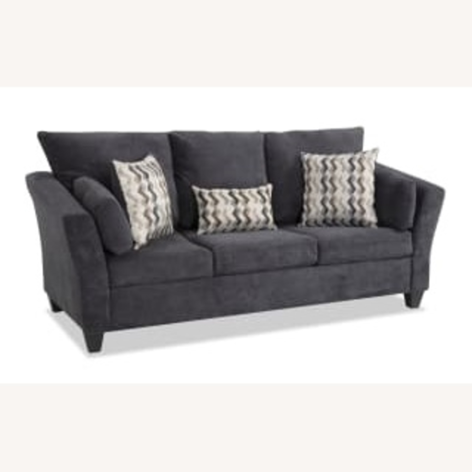 Bob's Discount Virgo Charcoal 90" Sofa - image-0