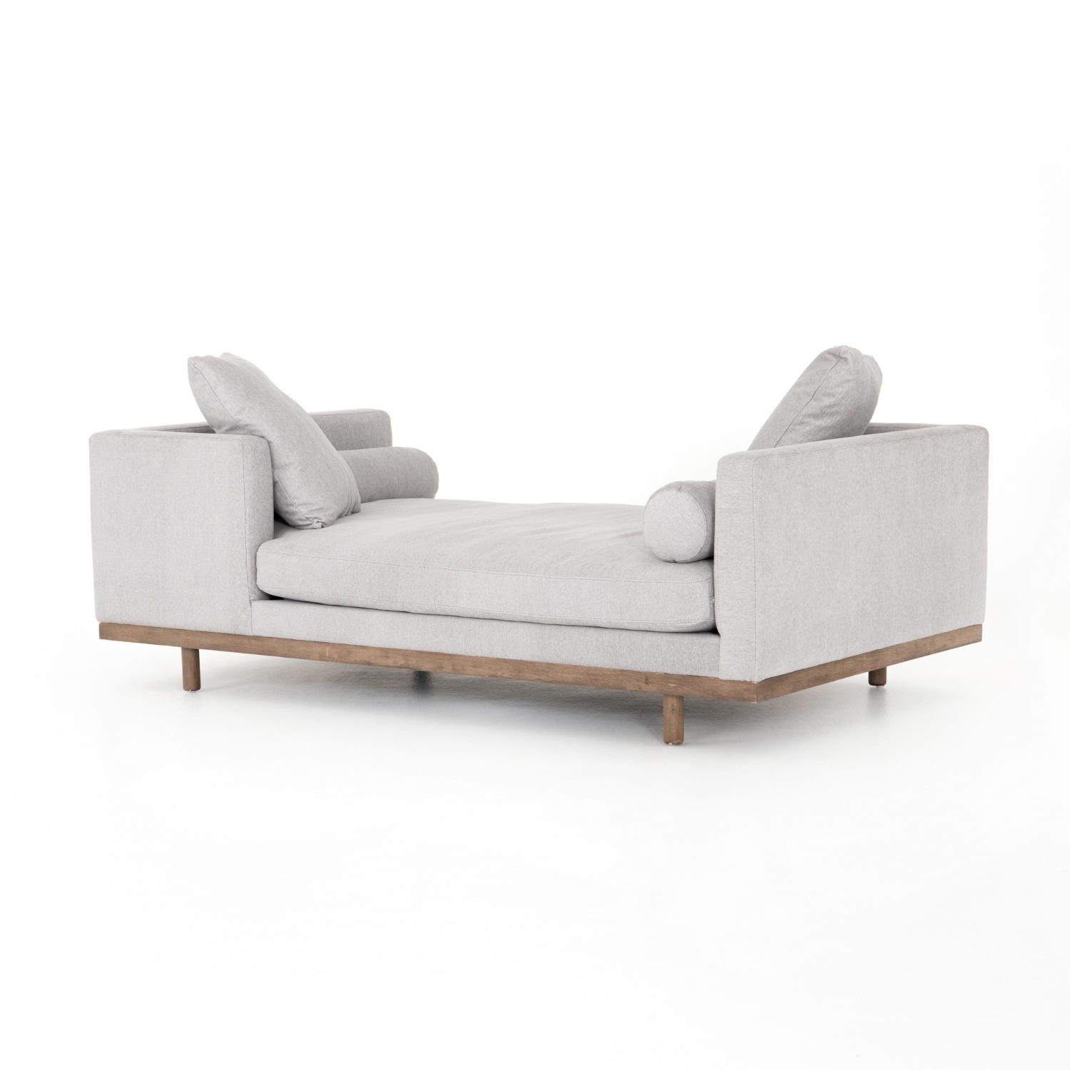 Four Hands Gray Brady Tete-a-Tete Chaise Sofa - image-5
