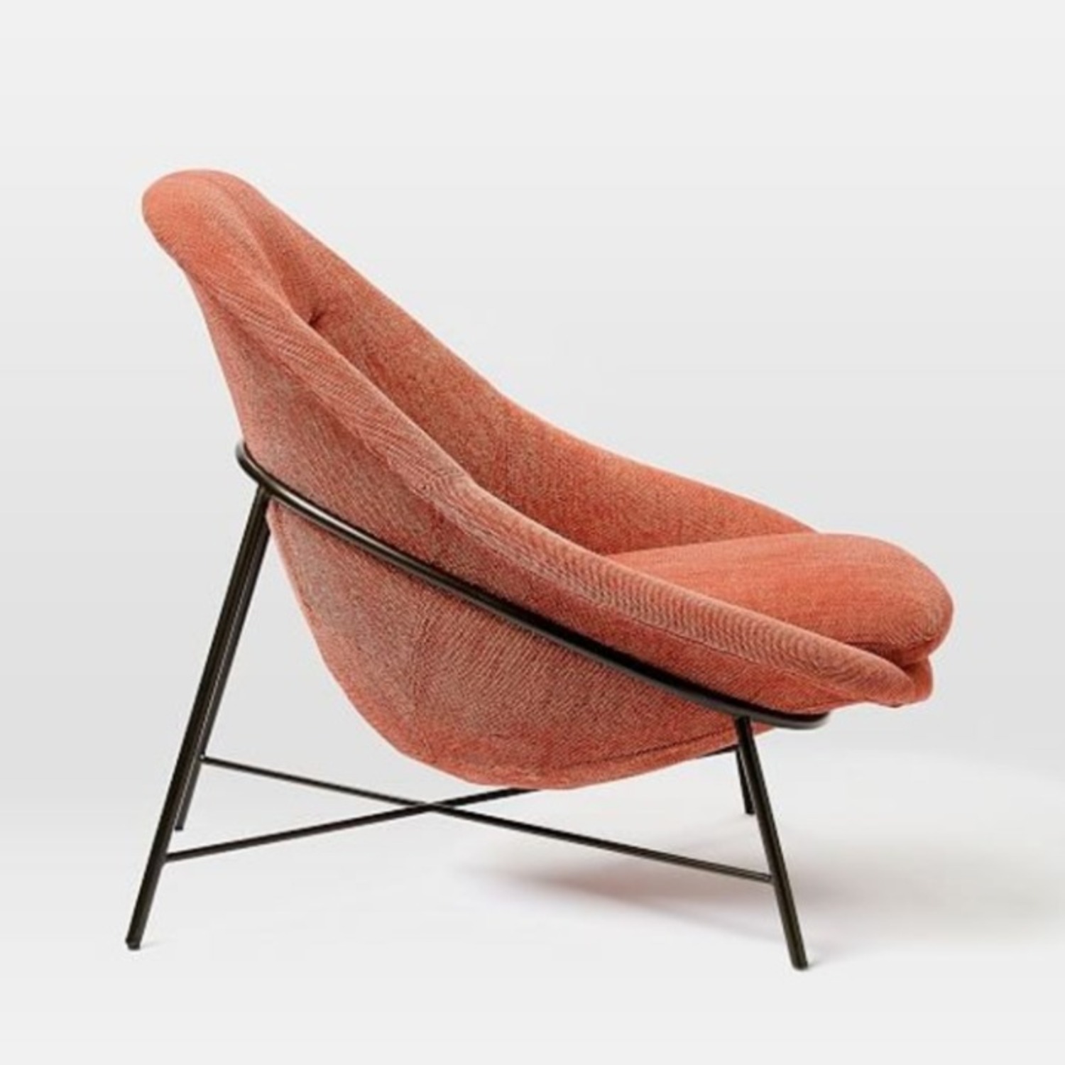 West Elm Alvi Chair & Ottoman - image-5