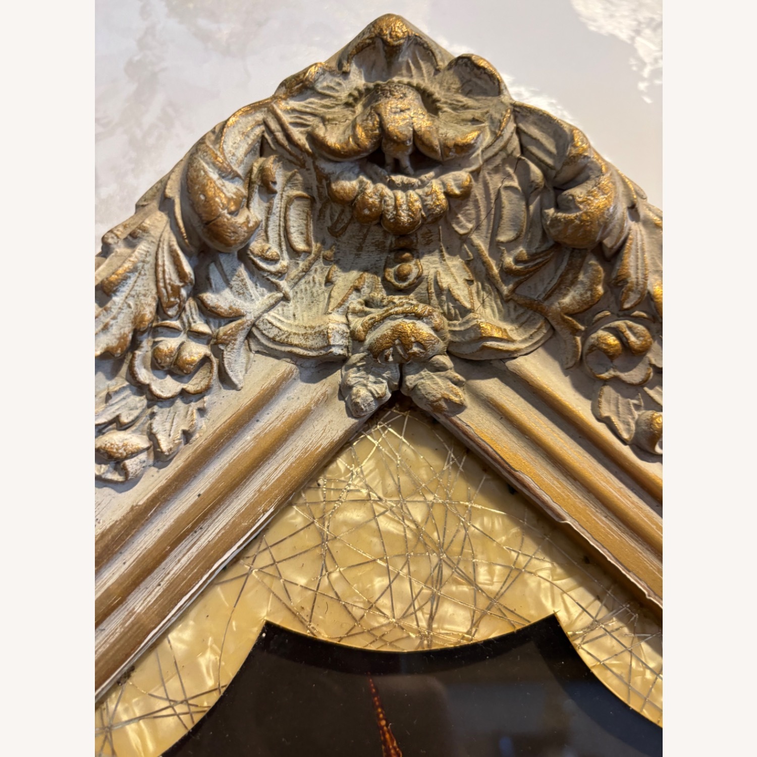 Vintage MCM Art Plaque of Thai Siamese Dancer - image-8