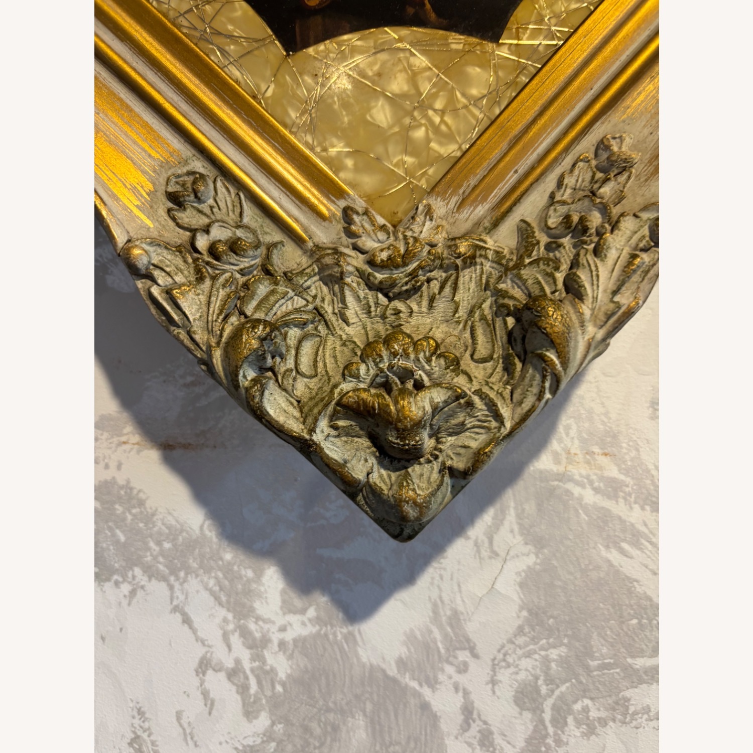 Vintage MCM Art Plaque of Thai Siamese Dancer - image-10