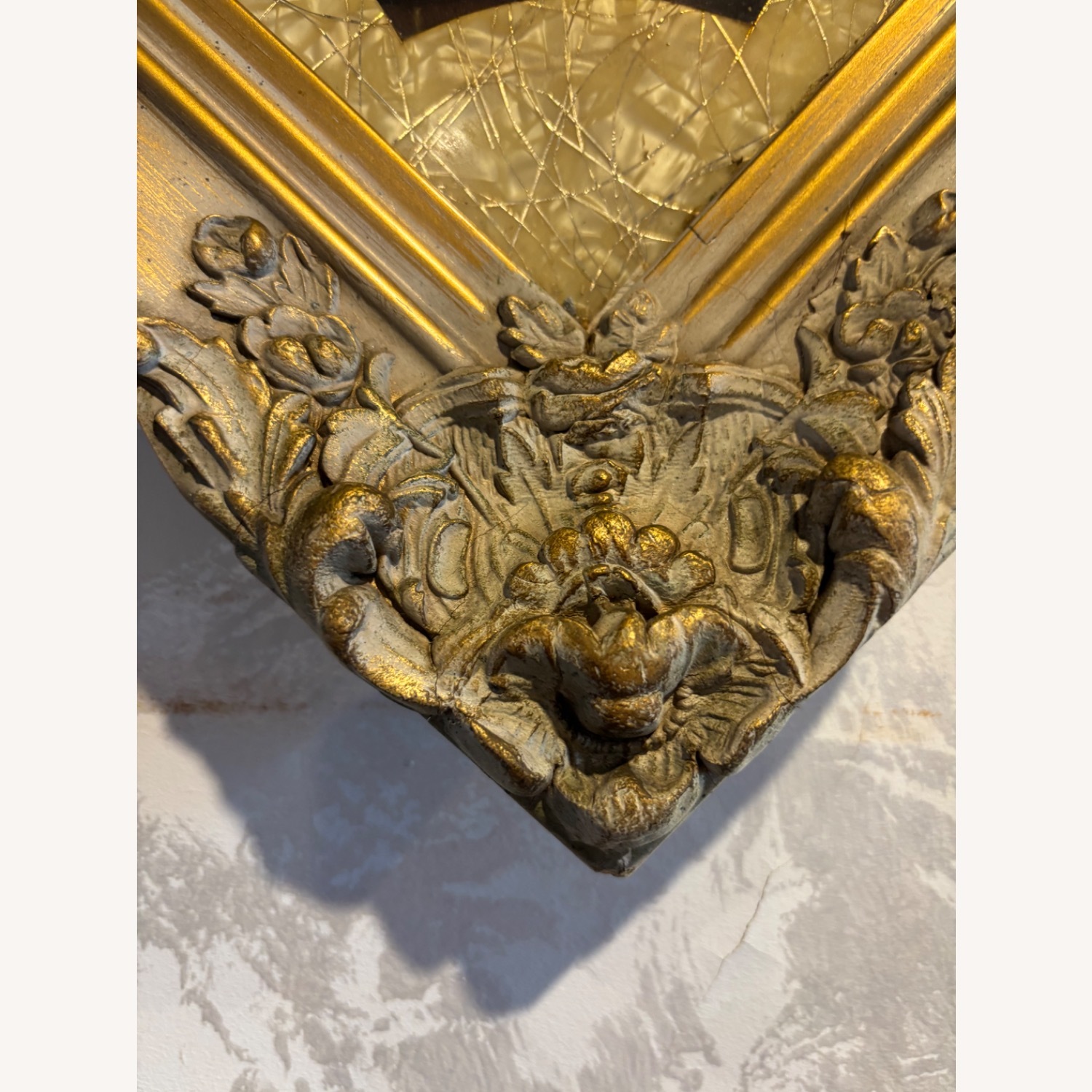 Vintage MCM Art Plaque of Thai Siamese Dancer - image-2