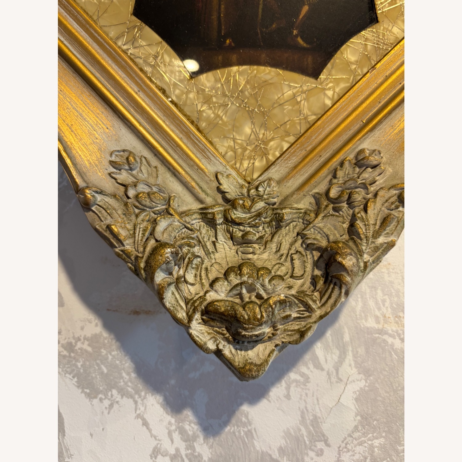 Vintage MCM Art Plaque of Thai Siamese Dancers - image-6