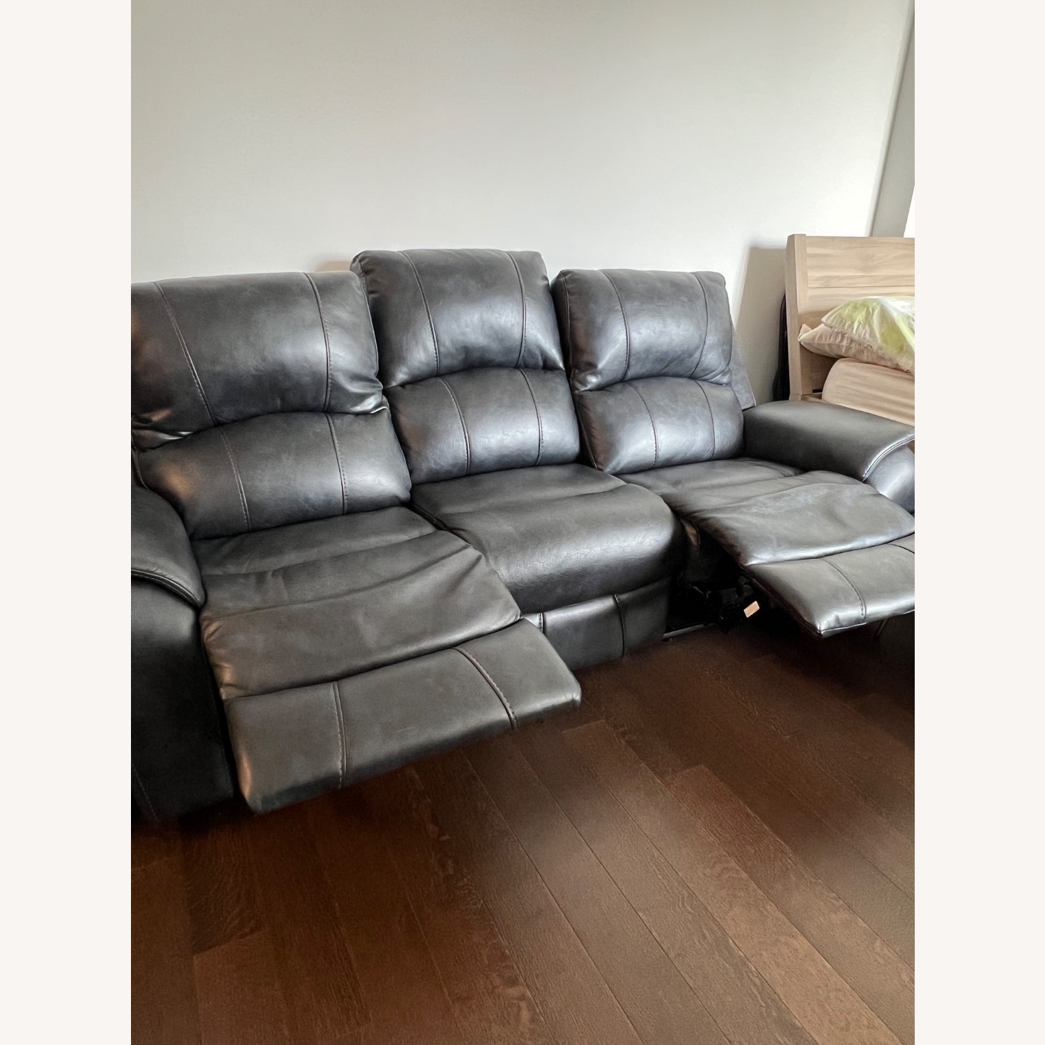 Power Reclining Sofa with USB 82” - image-1