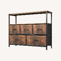 MoNiBloom TV Stand with Foldable Drawers
