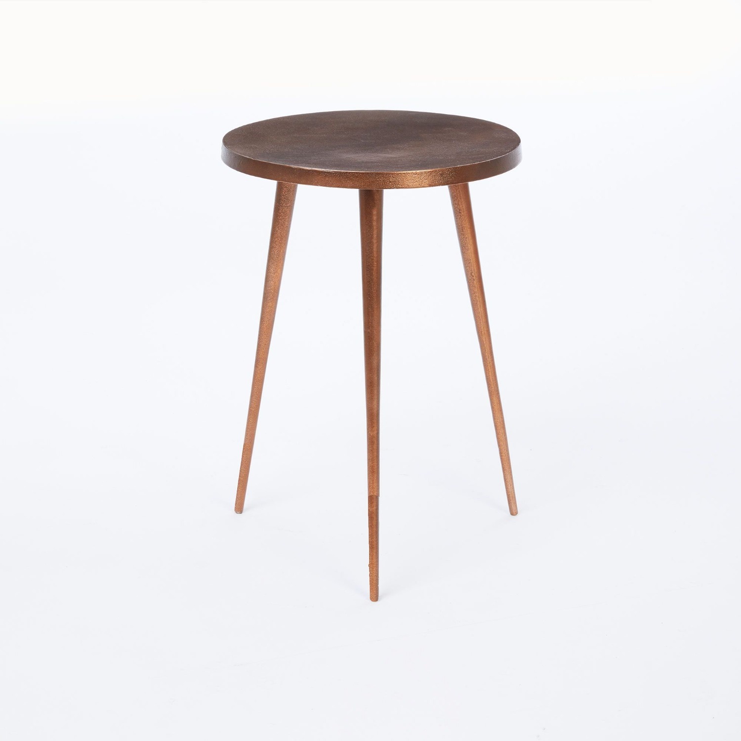 West Elm Casted Tripod Round Side Table (15") - image-4