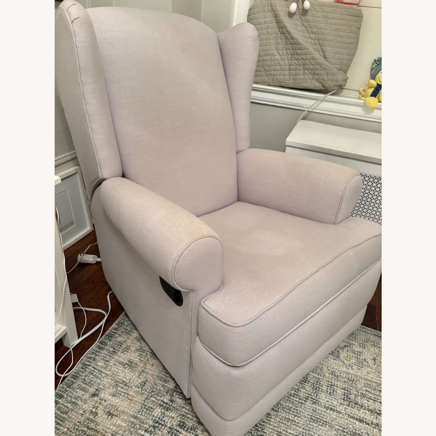 Pottery Barn Kids Wingback Swivel Glider Recliner - image-2