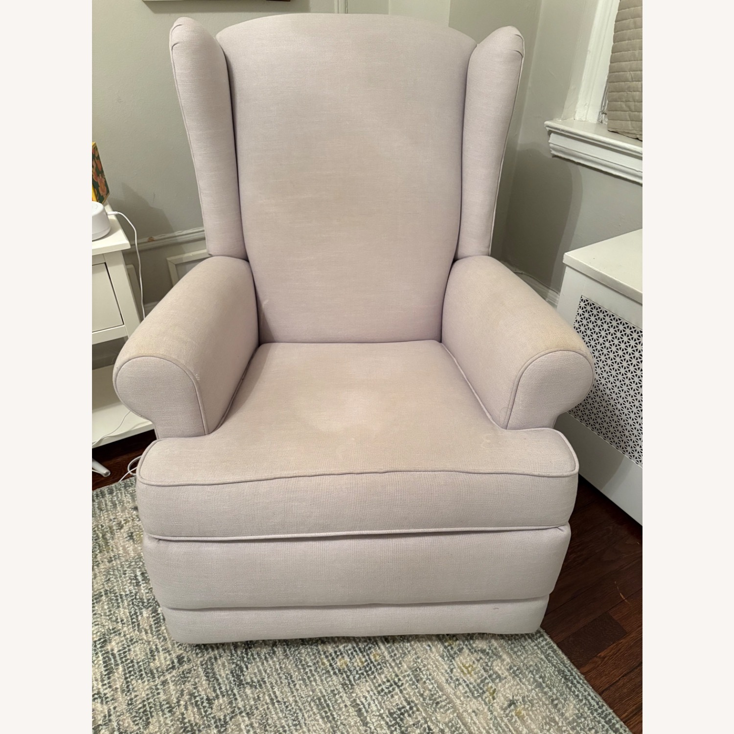 Pottery Barn Kids Wingback Swivel Glider Recliner - image-1