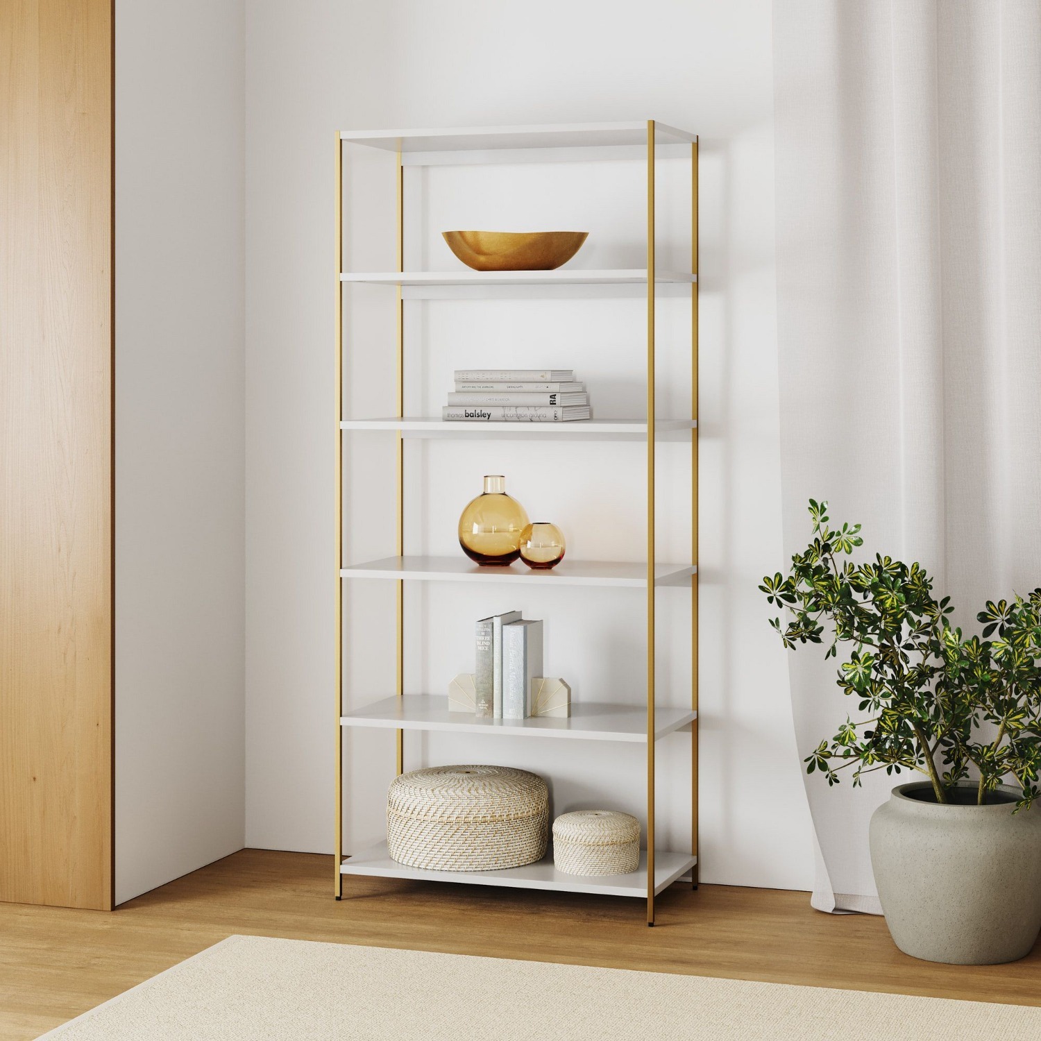 West Elm Zane Bookshelf (33") - image-5