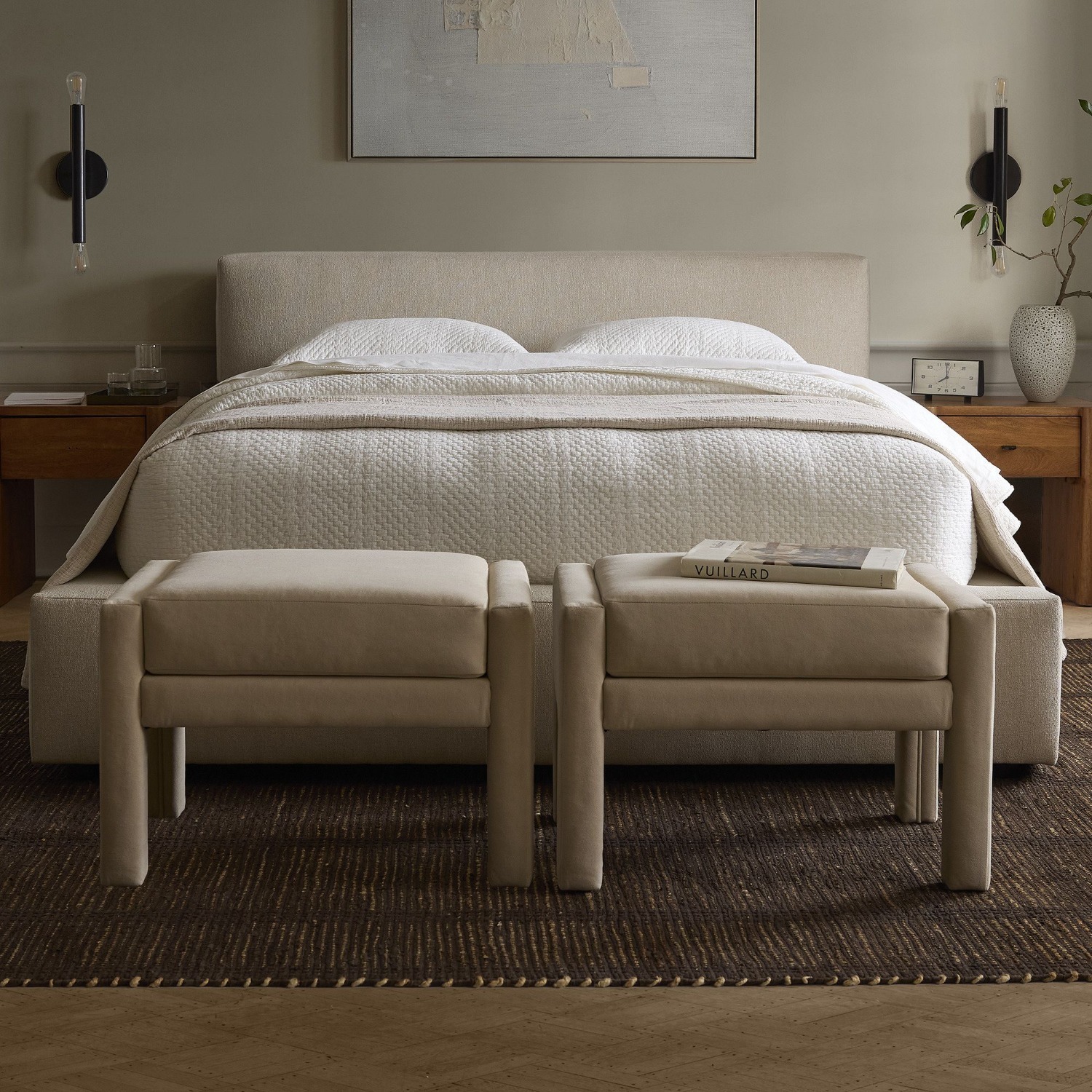 West Elm Scarlett Ottoman - image-4