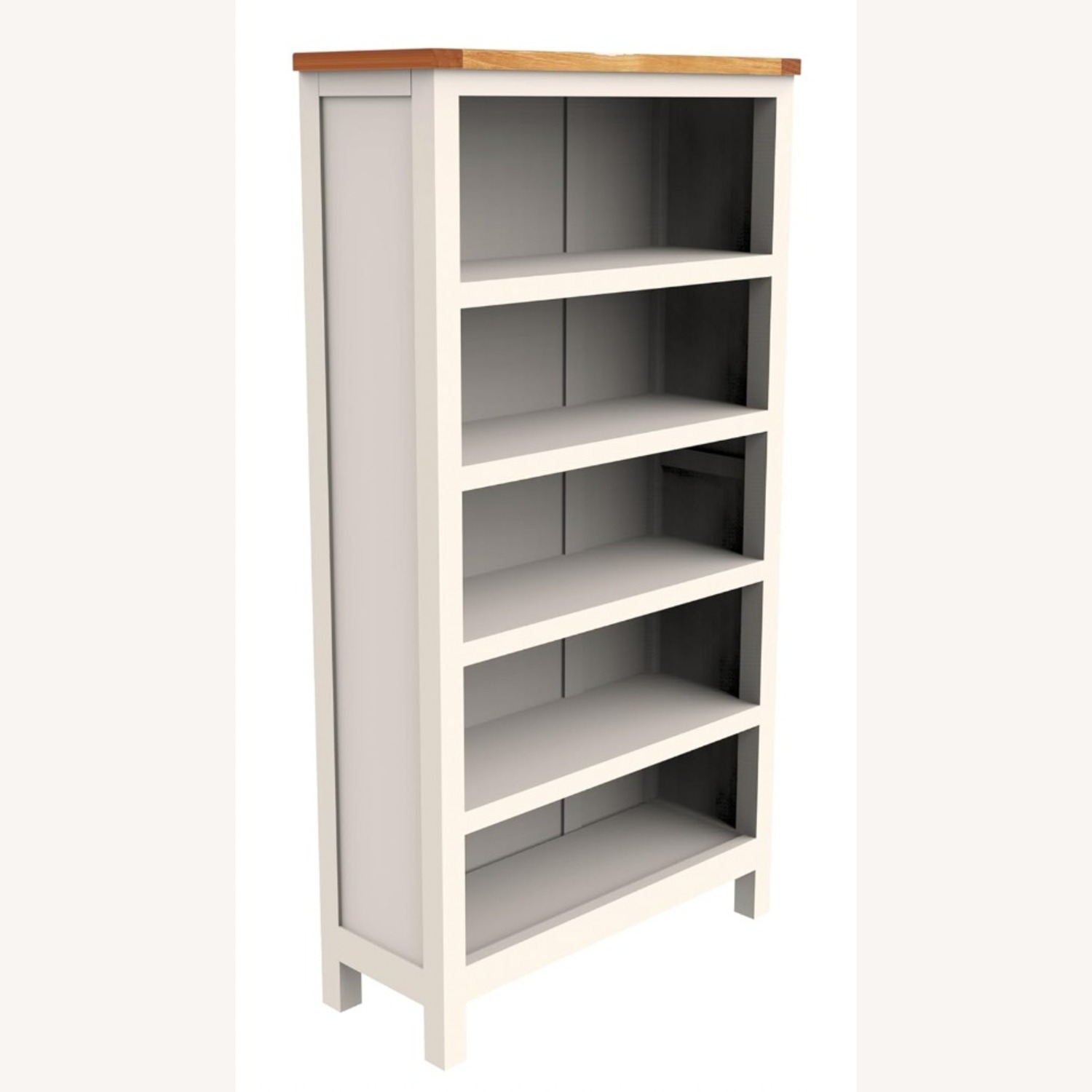 Parigold Solid Wood Tall Bookshelf - image-2