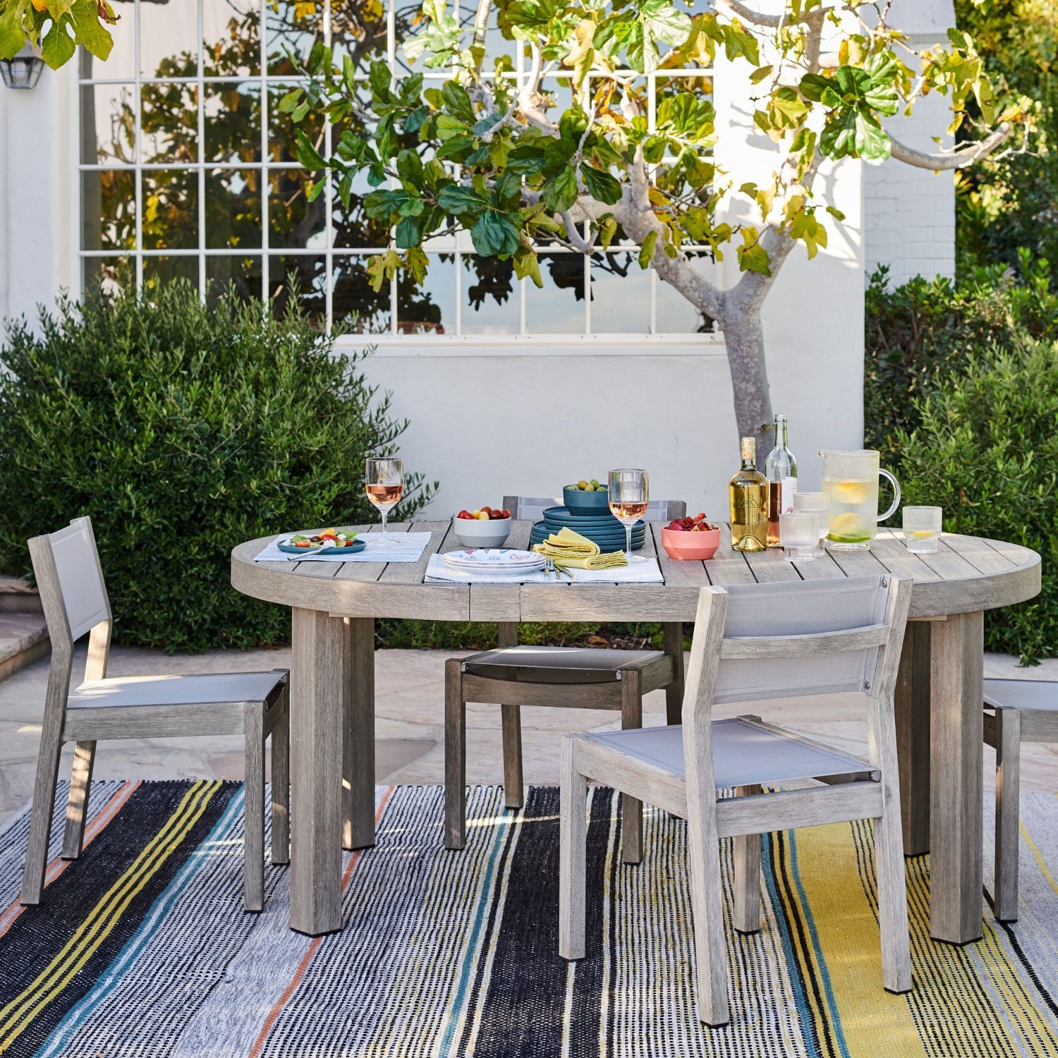 West Elm Portside Outdoor Textilene Dining Chair - image-4