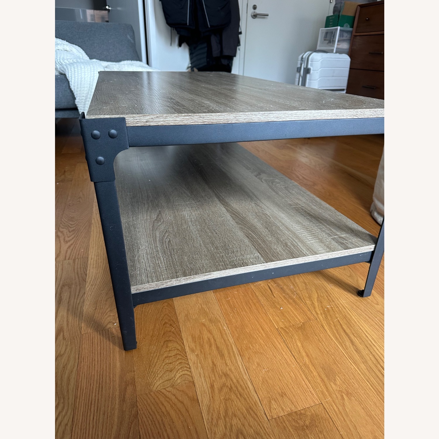 Feickert Two-Tone Coffee Table with Lower Storage Shelf - image-5