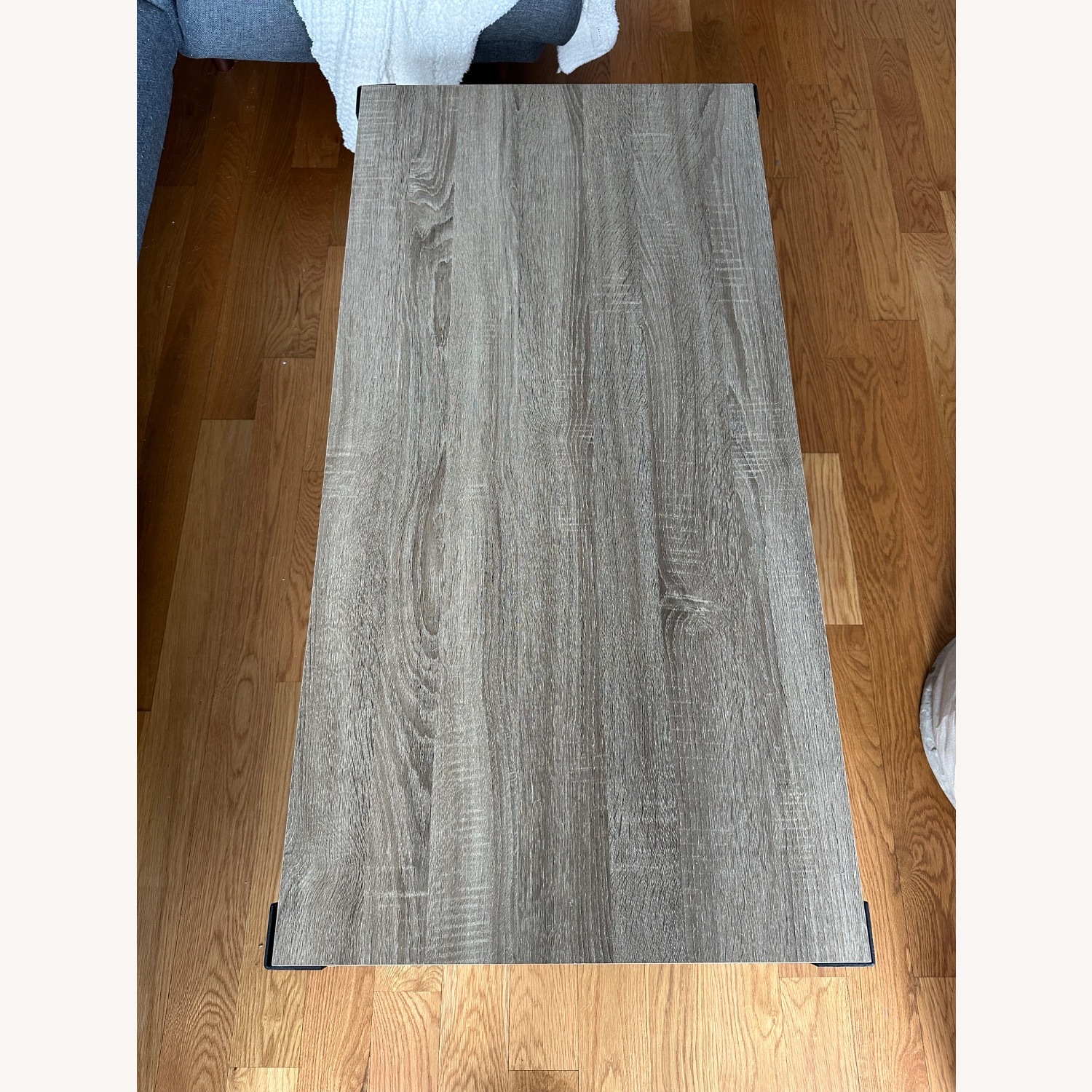 Feickert Two-Tone Coffee Table with Lower Storage Shelf - image-4