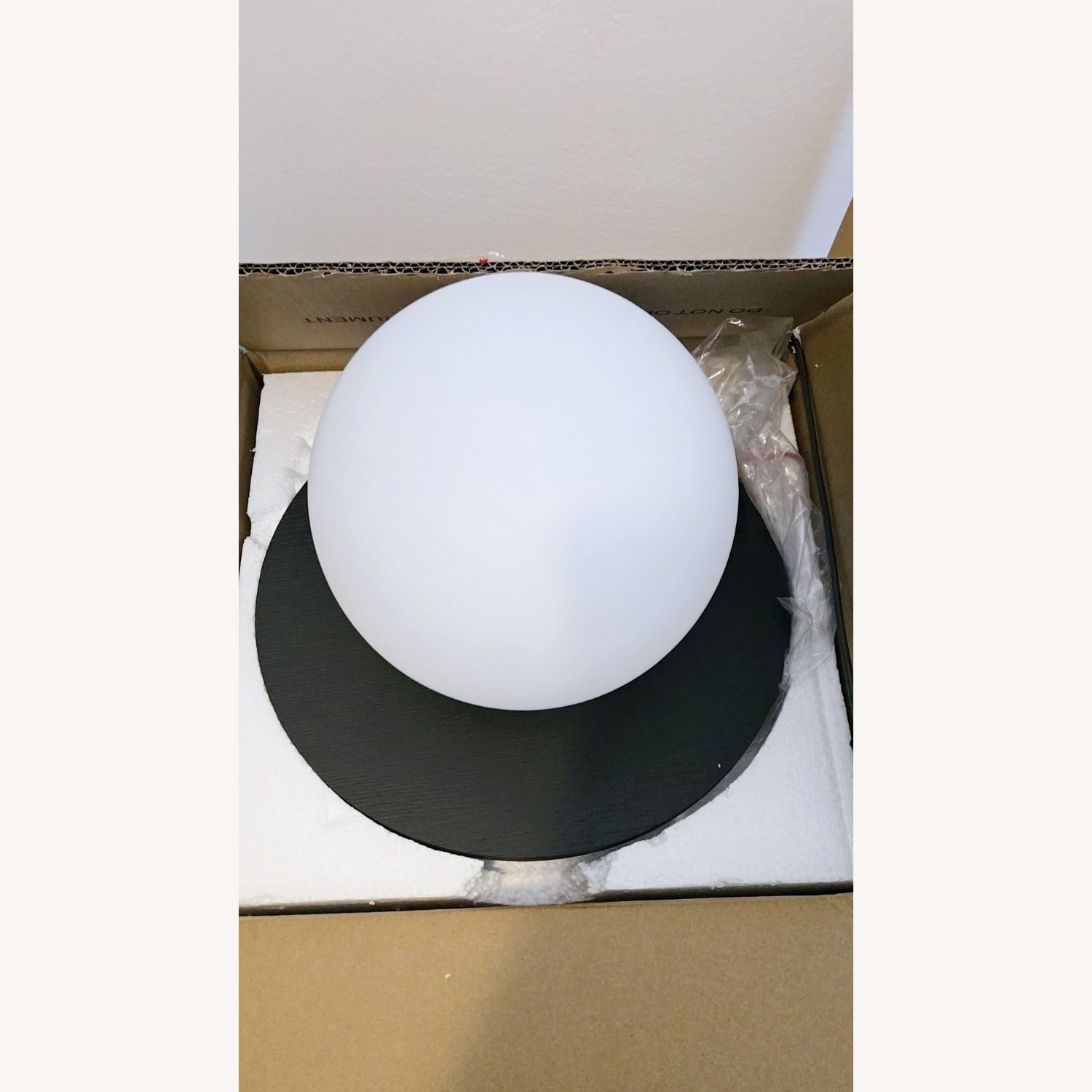 Anthropologie Tanner Globe Flush Mount in Black - image-1