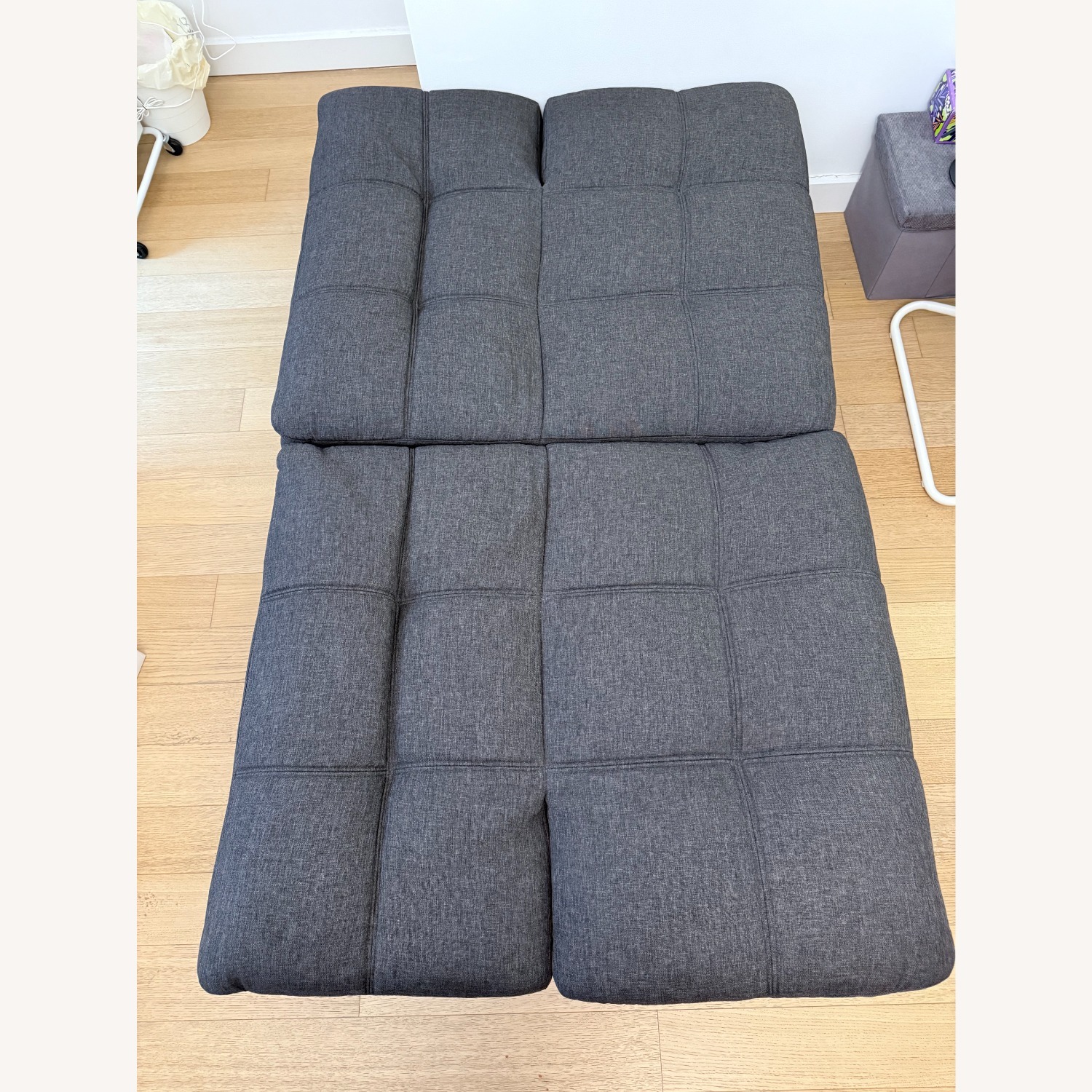 Amazon Gray Futon Sofa Bed Convertible - image-4