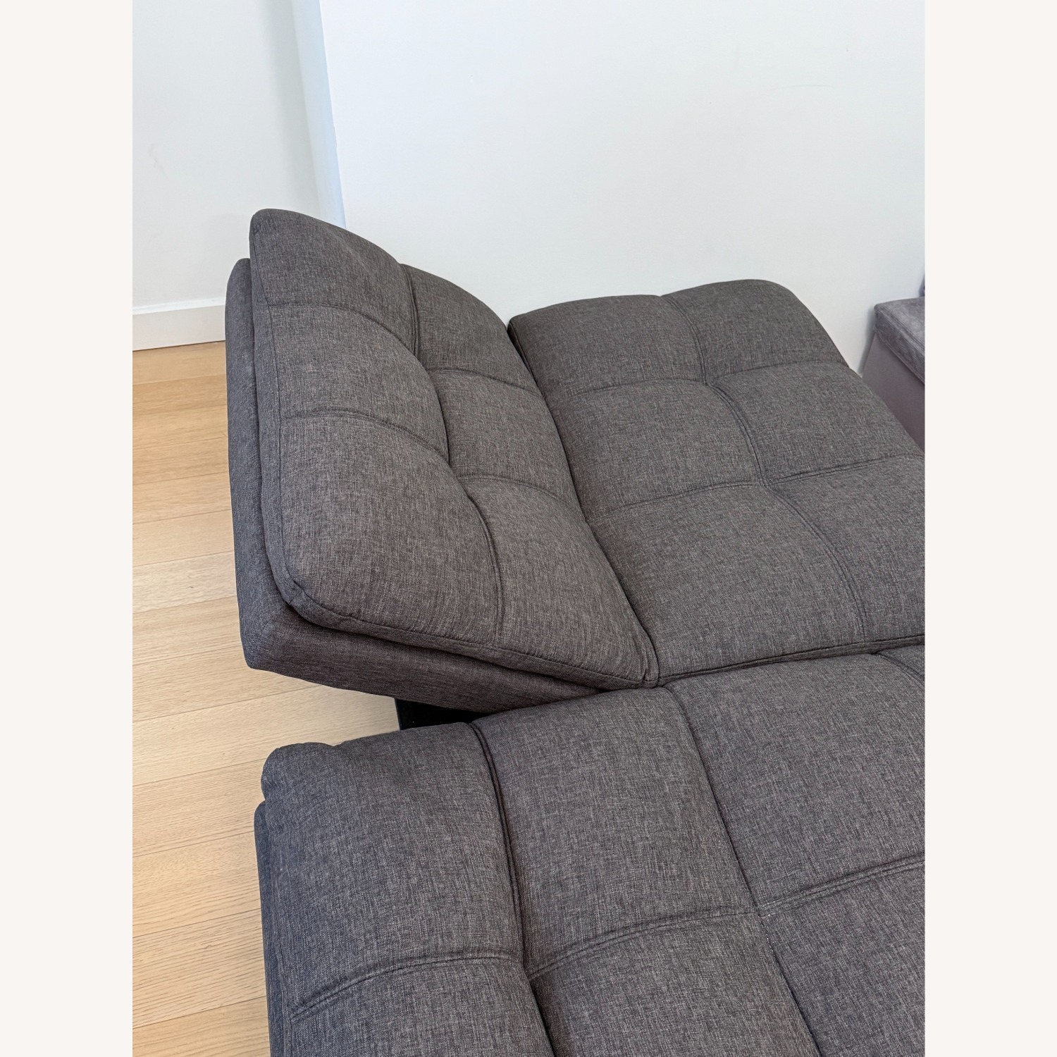 Amazon Gray Futon Sofa Bed Convertible - image-5