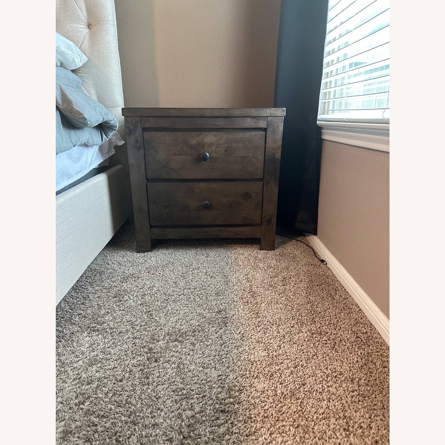  Solid Wood Nightstand  - image-2