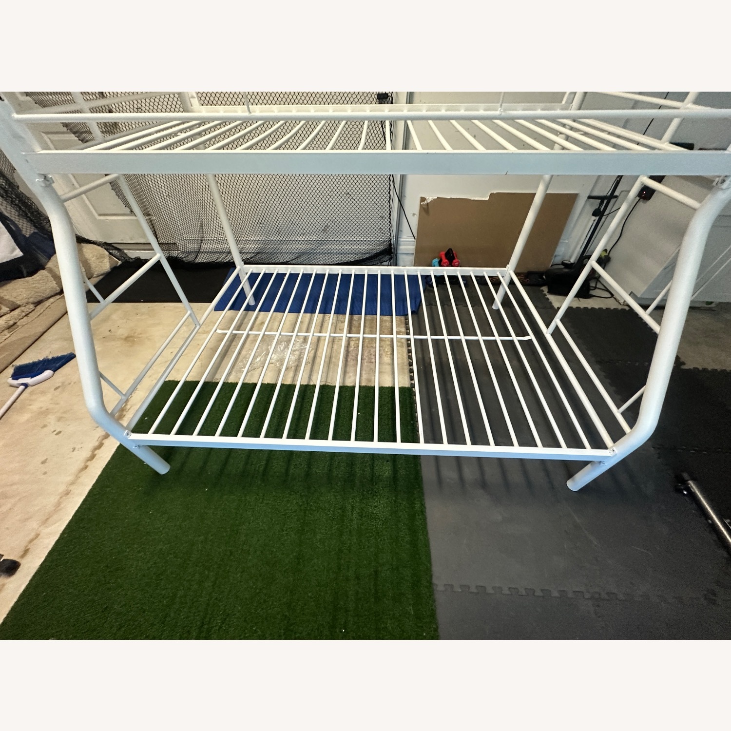 Sleek White Twin Over Full Bunk Bed - image-6