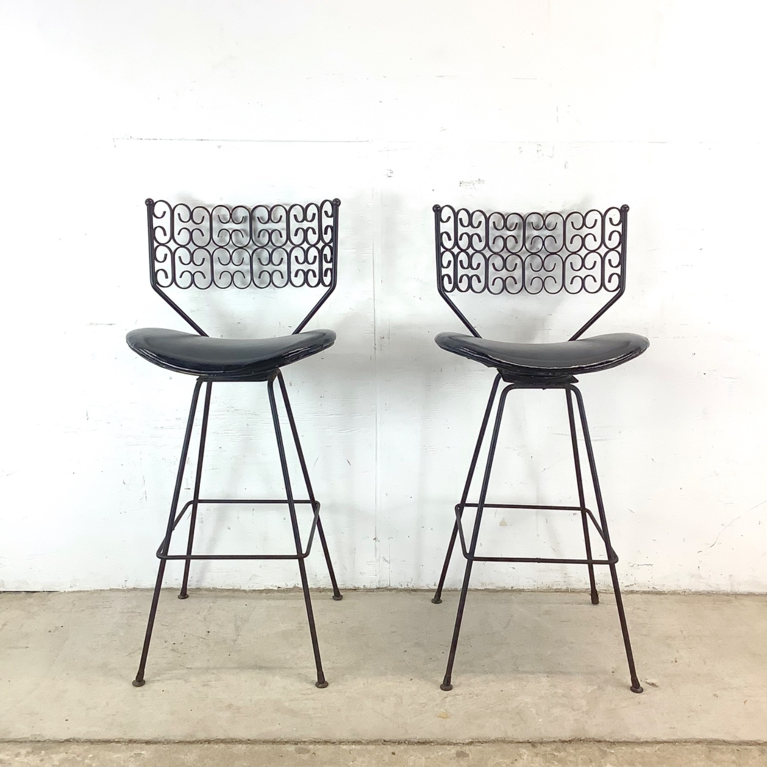 Mid-Century Barstools by Arthur Umanoff-4 - image-2