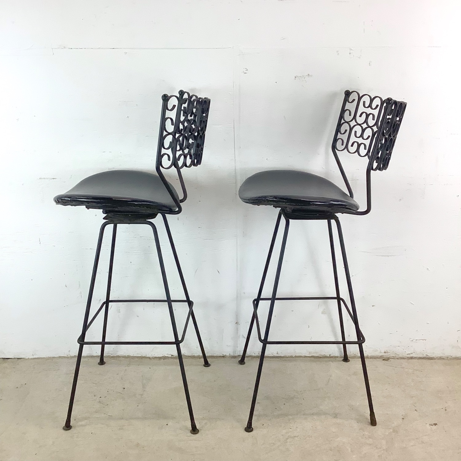 Mid-Century Barstools by Arthur Umanoff-4 - image-4