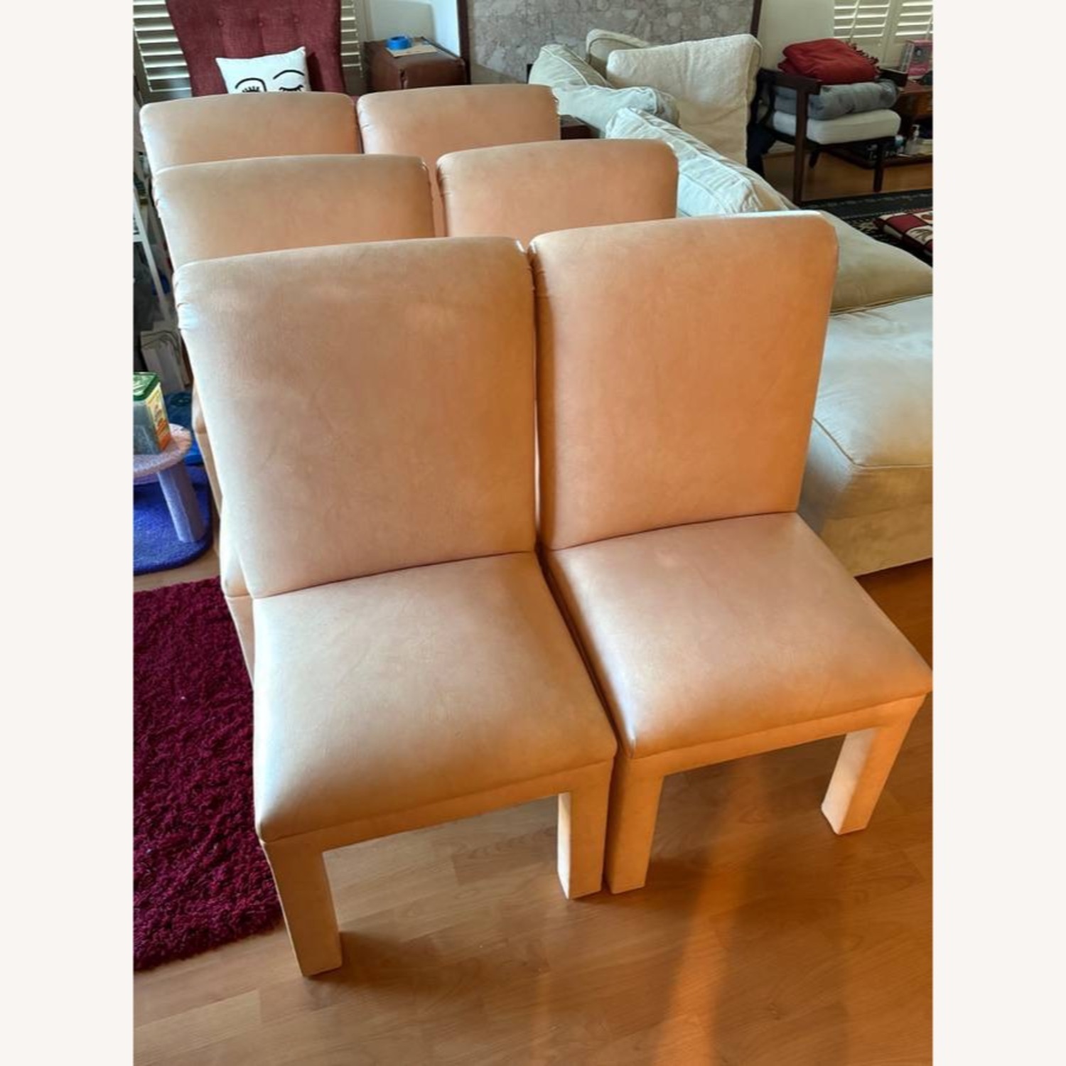 Pink Parsons Dining Chair Set of 6  - image-1