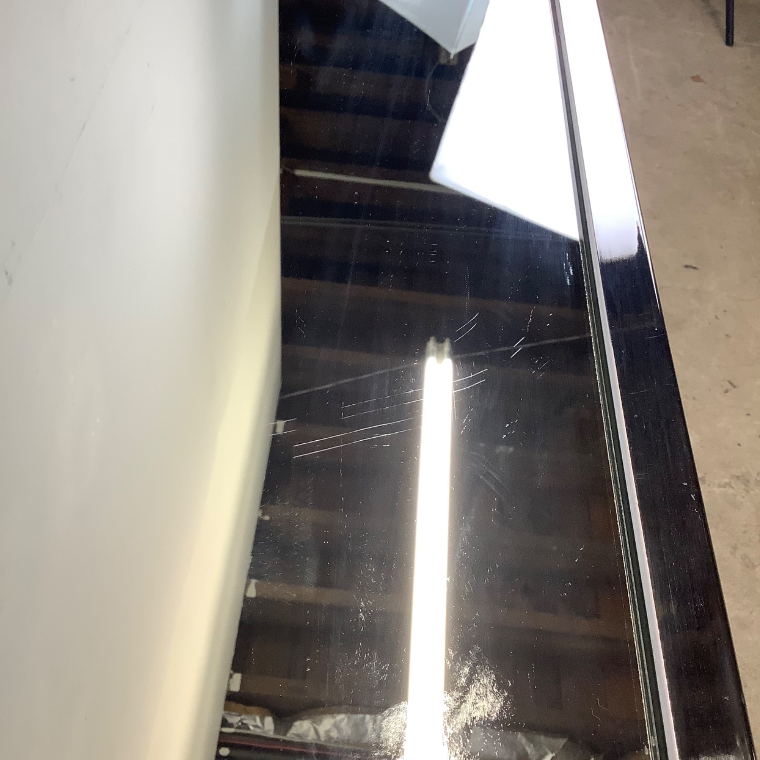 Vintage Modern Chrome and Glass Console Table - image-20