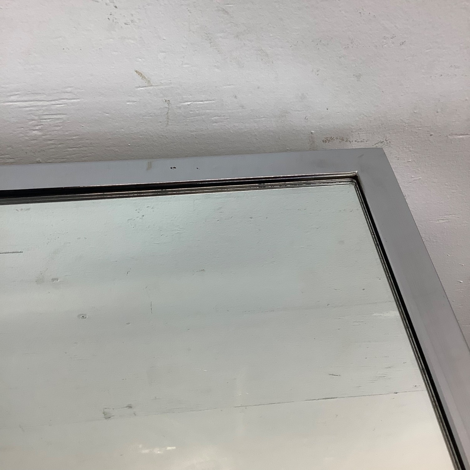 Vintage Modern Chrome and Glass Console Table - image-17