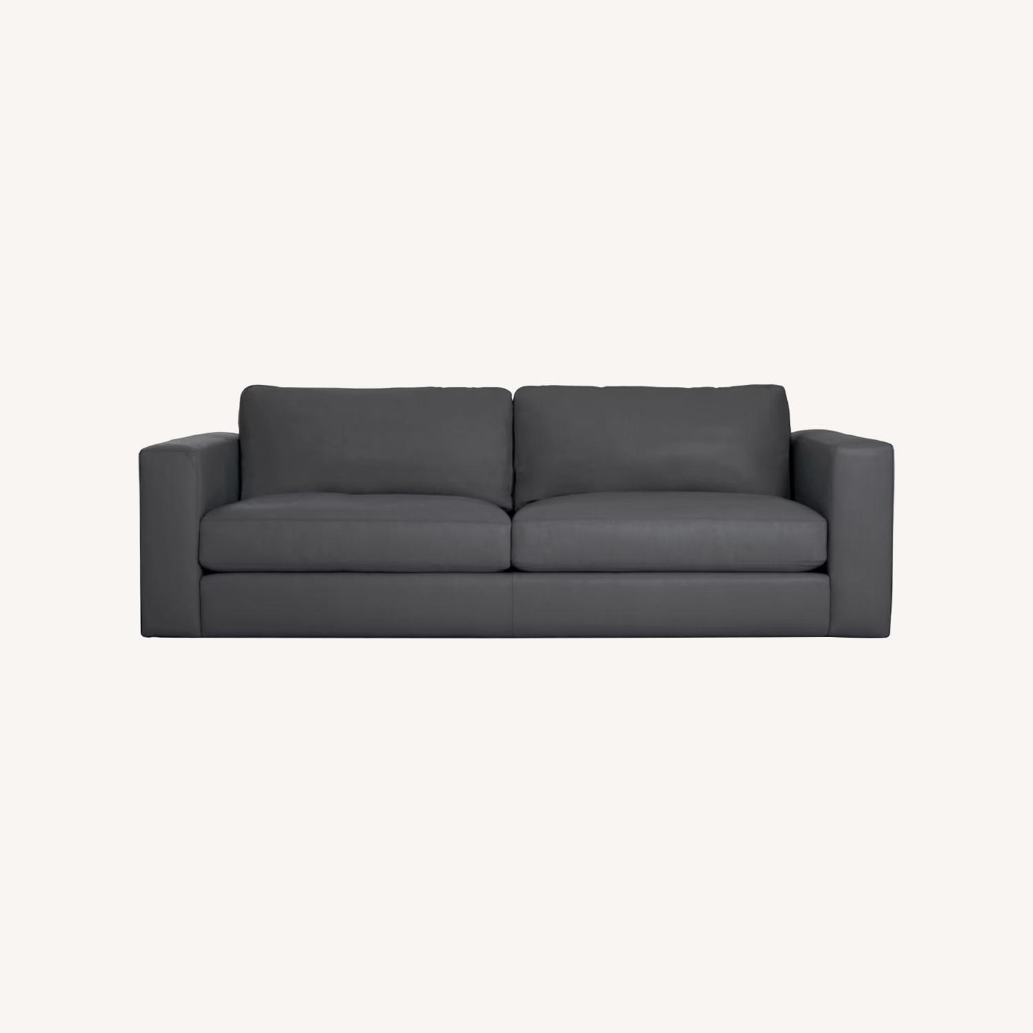 Design Within Reach Reid Leather Sofa - image-0